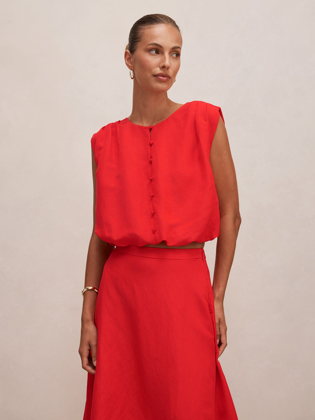 Naia Bubble Hem Top