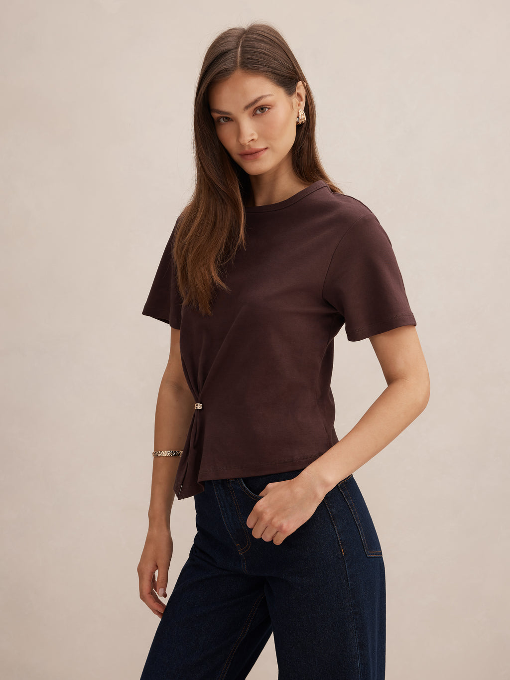 Lani Hardware Detail Tee