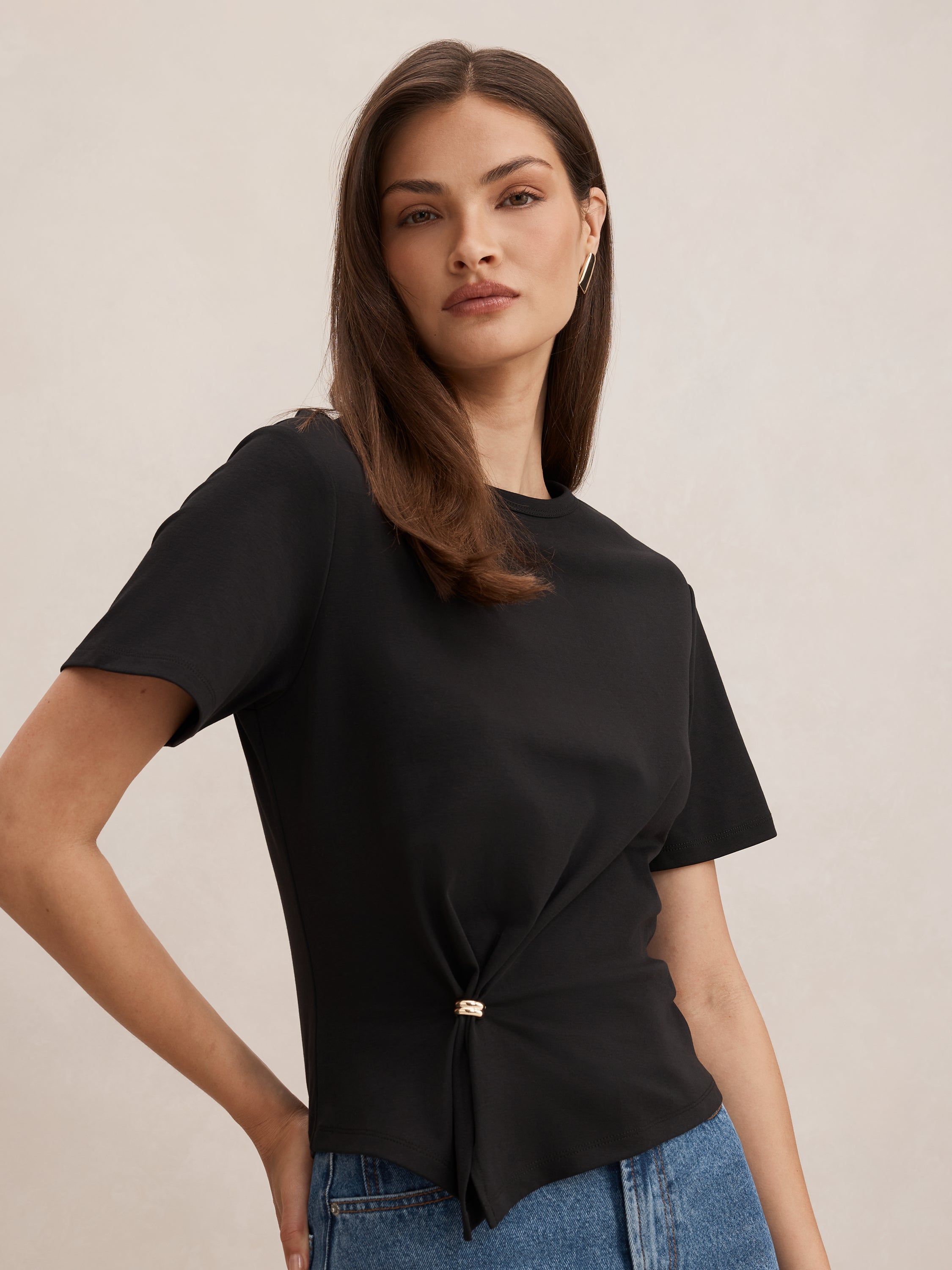 Lani Hardware Detail Tee