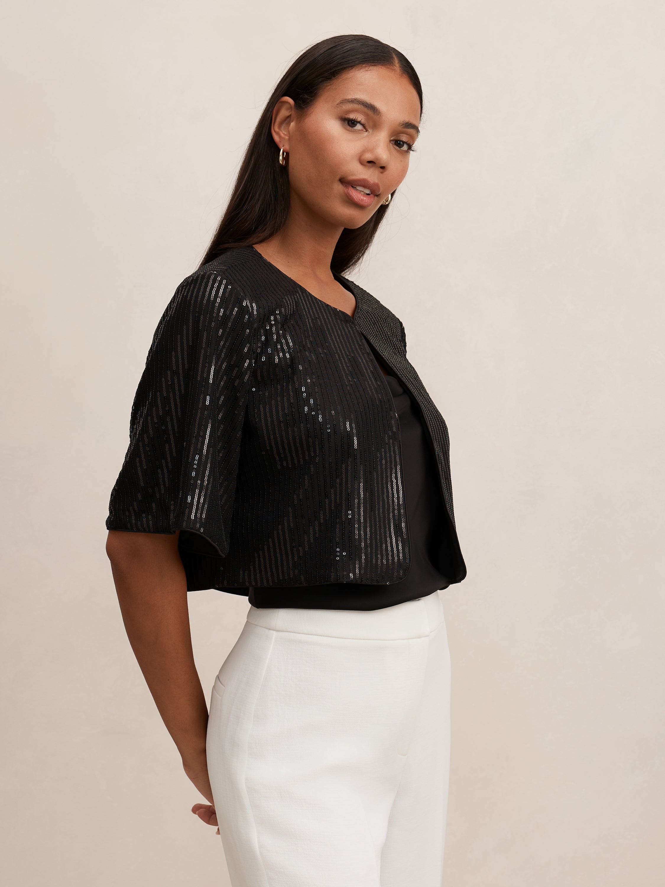 Sasha Sequin Cape