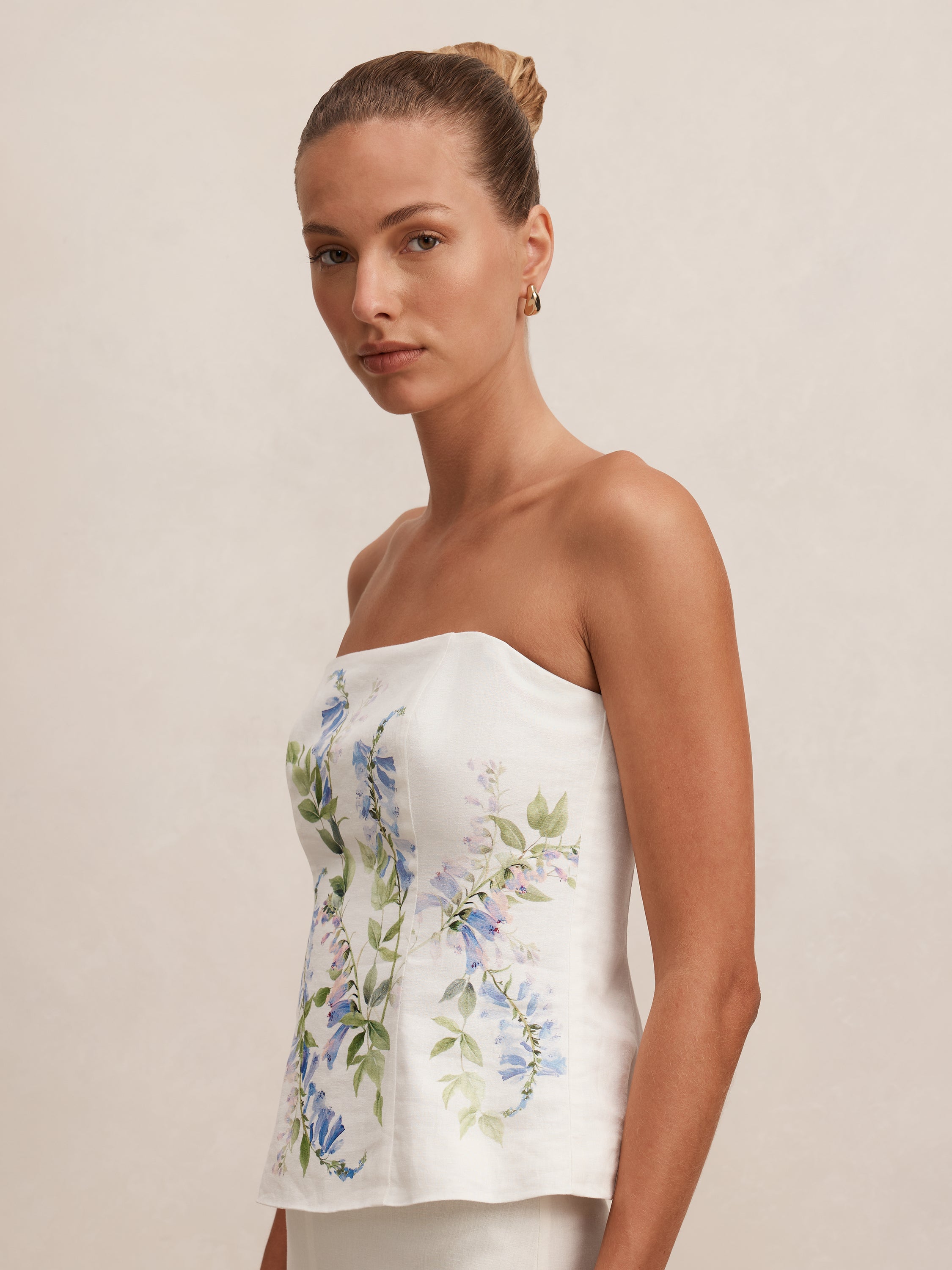 Soleil Placement Print Top