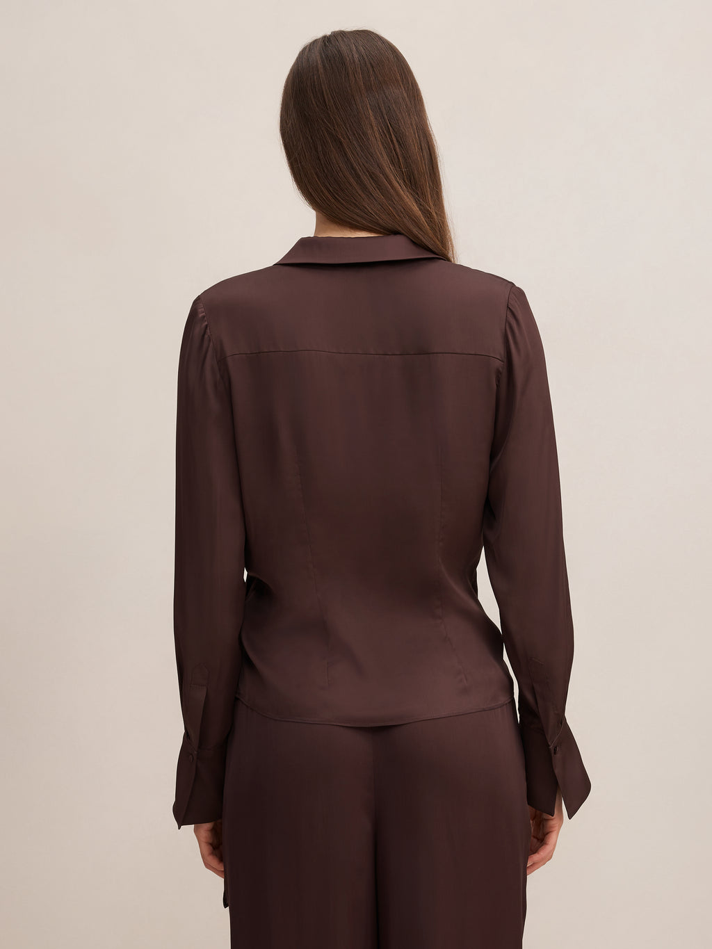 Maude Asymmetrical Drape Shirt
