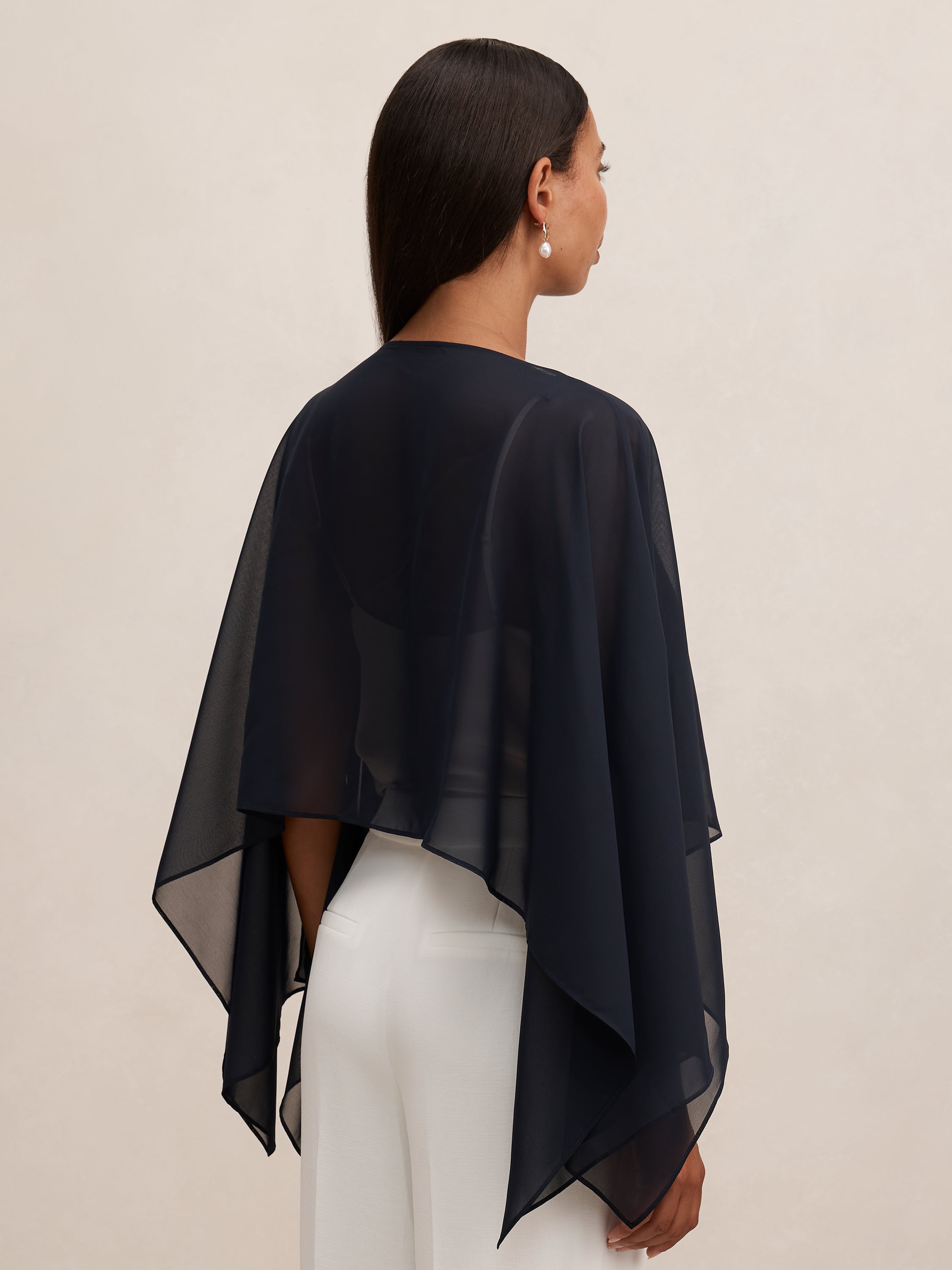 Arianna Chiffon Cape