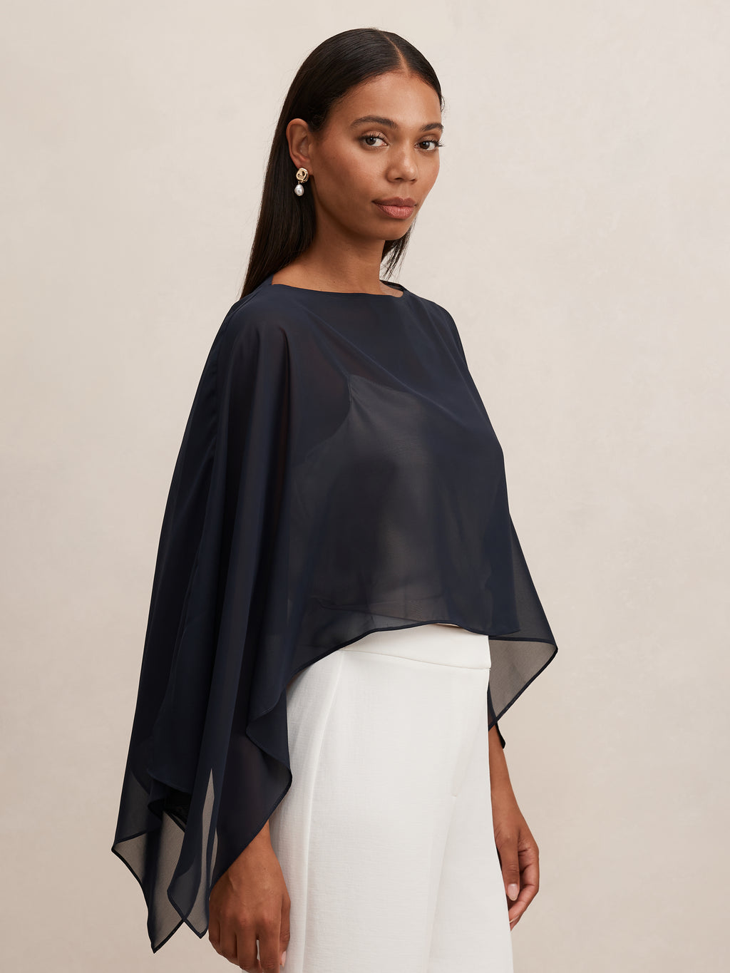 Arianna Chiffon Cape