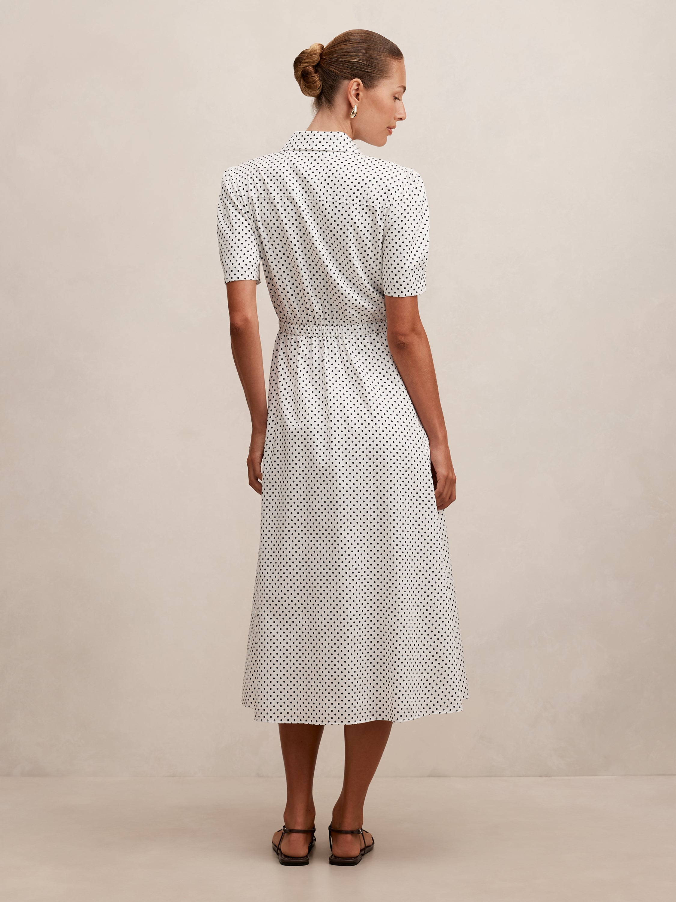 Harper Draw Cord Midi Dress