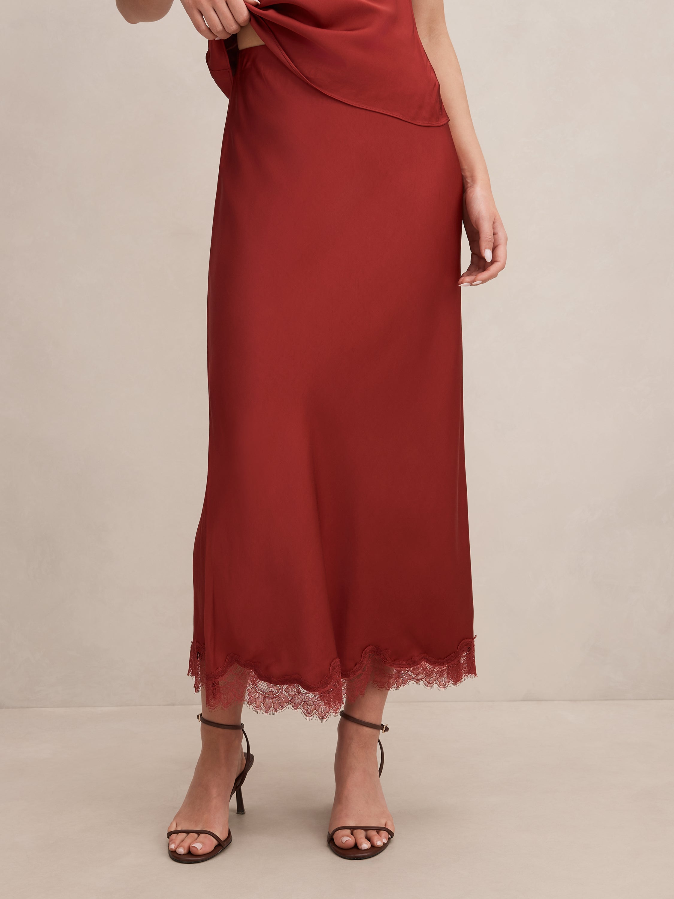Enola Lace Maxi Skirt