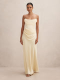 Claudia Petite Corset Maxi Dress
