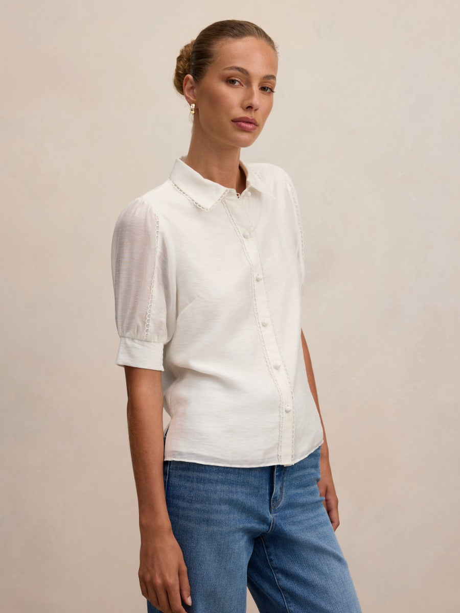 Finley Trim Detail Blouse