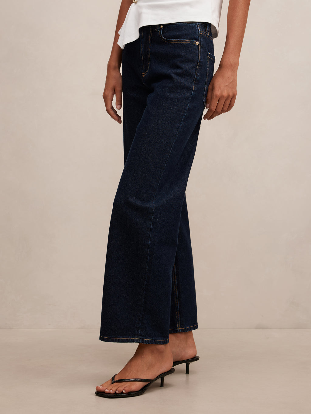 Nicki Mid Rise Straight Jean