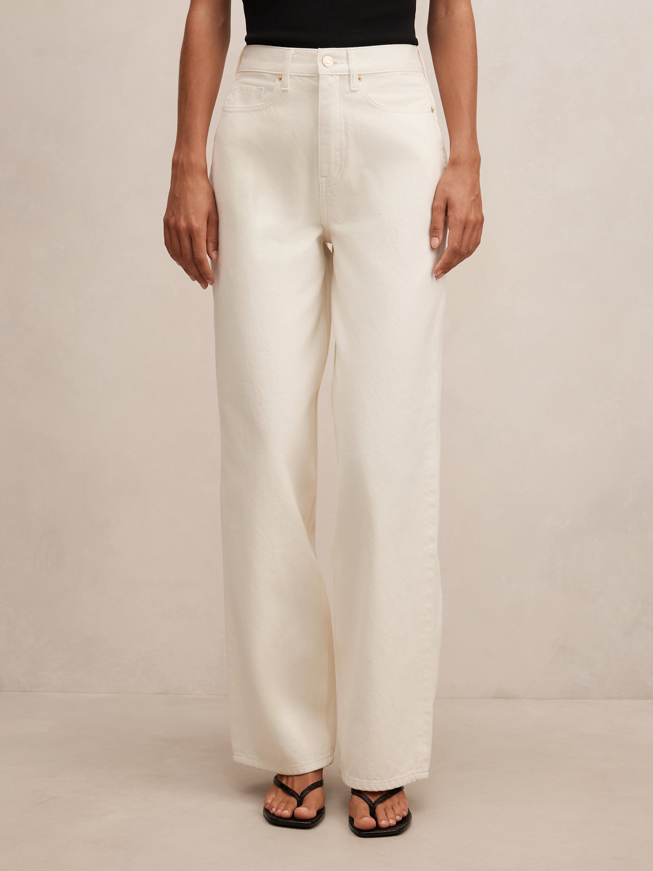 Gia High Rise Wide Leg Jean