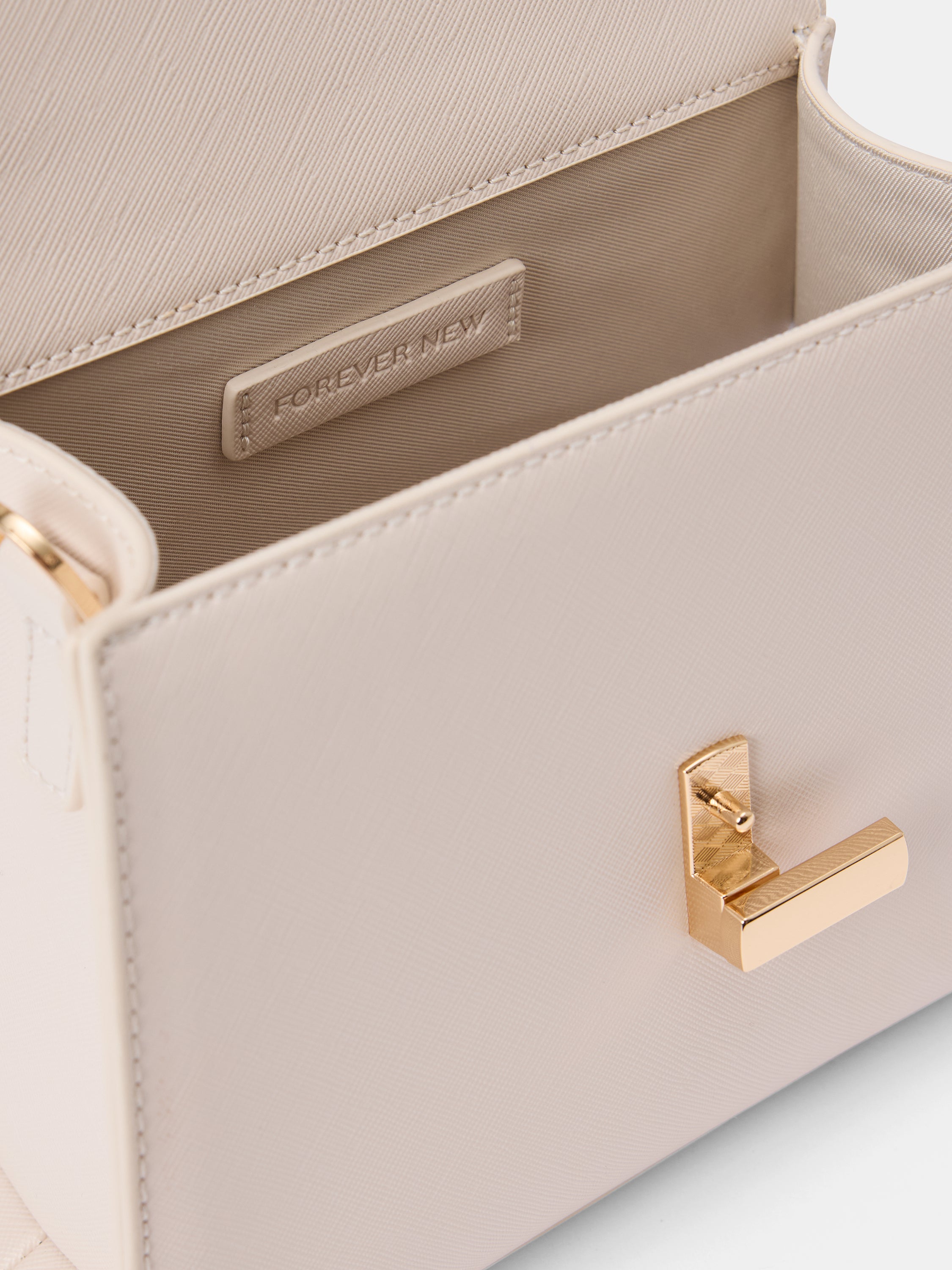 Mietta Lock Top Handle Bag