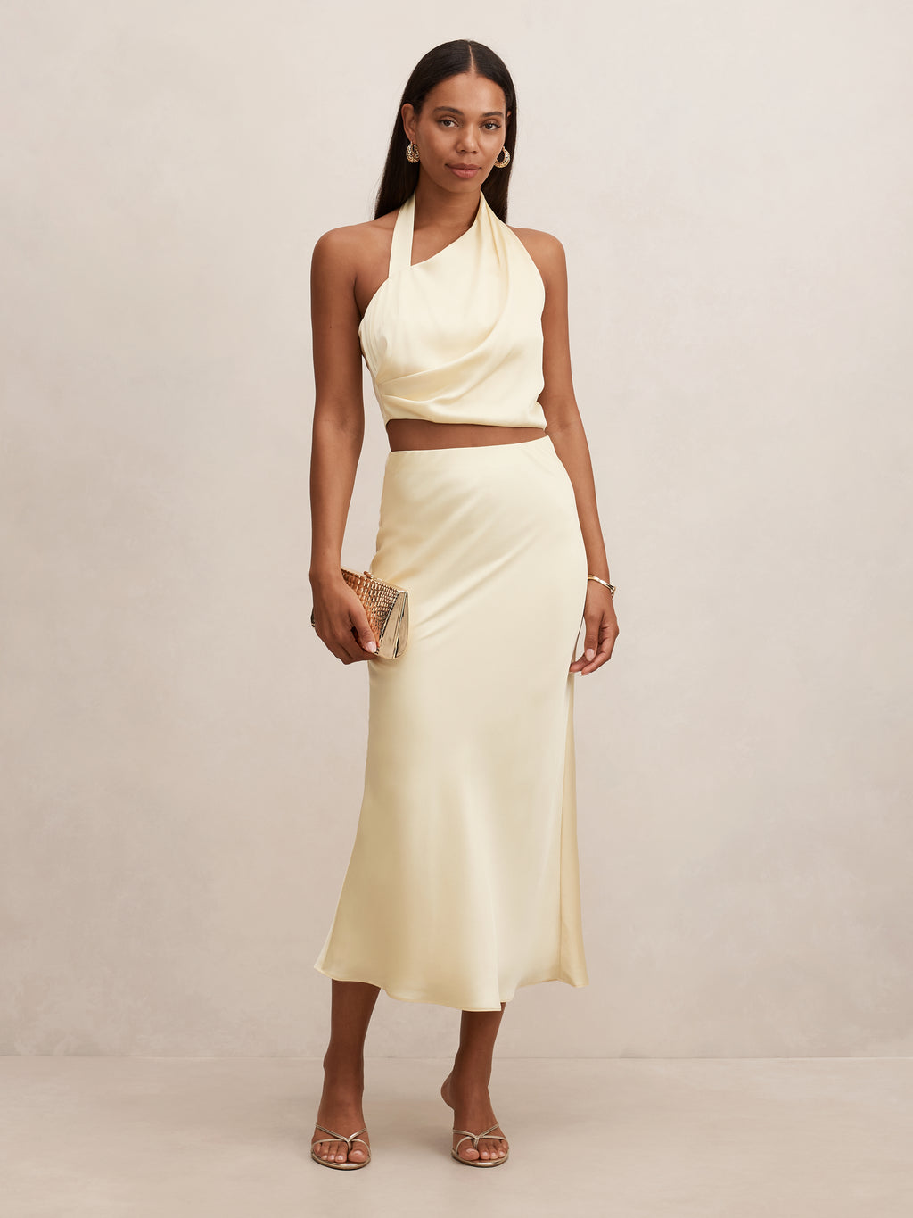 Melody Seam Detail Maxi Skirt