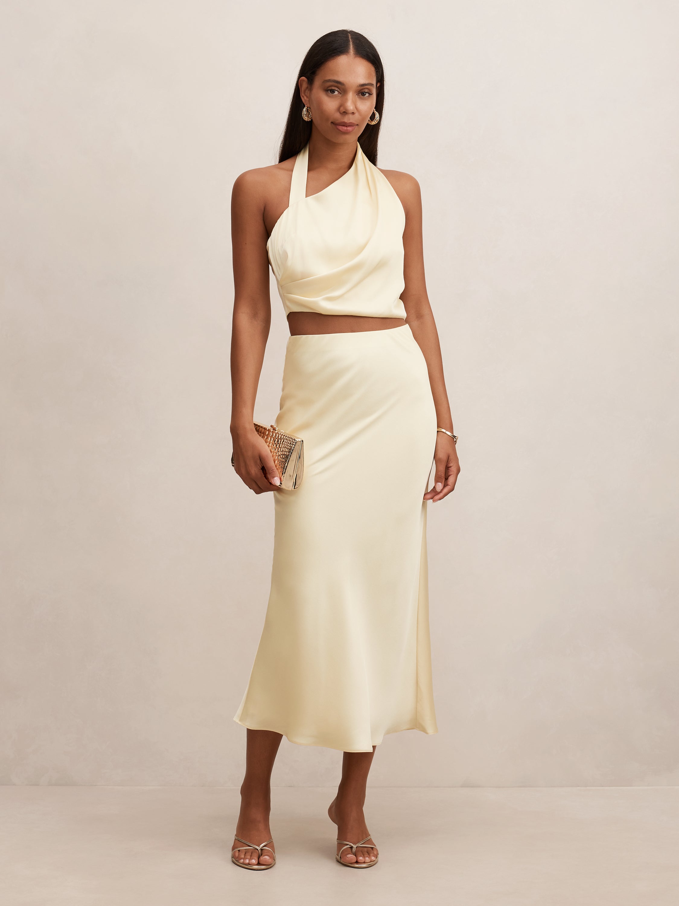Melody Seam Detail Maxi Skirt