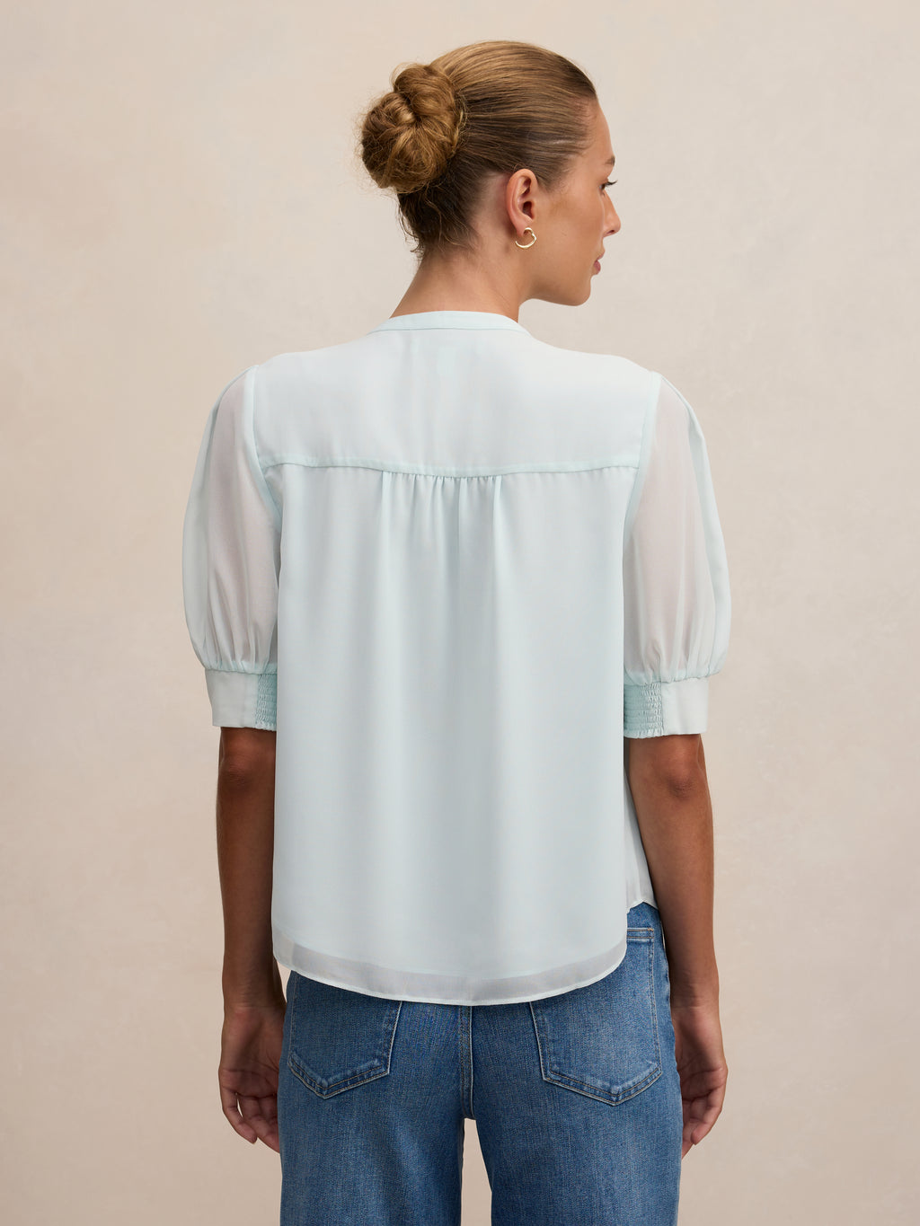 Evie Shirring Blouse