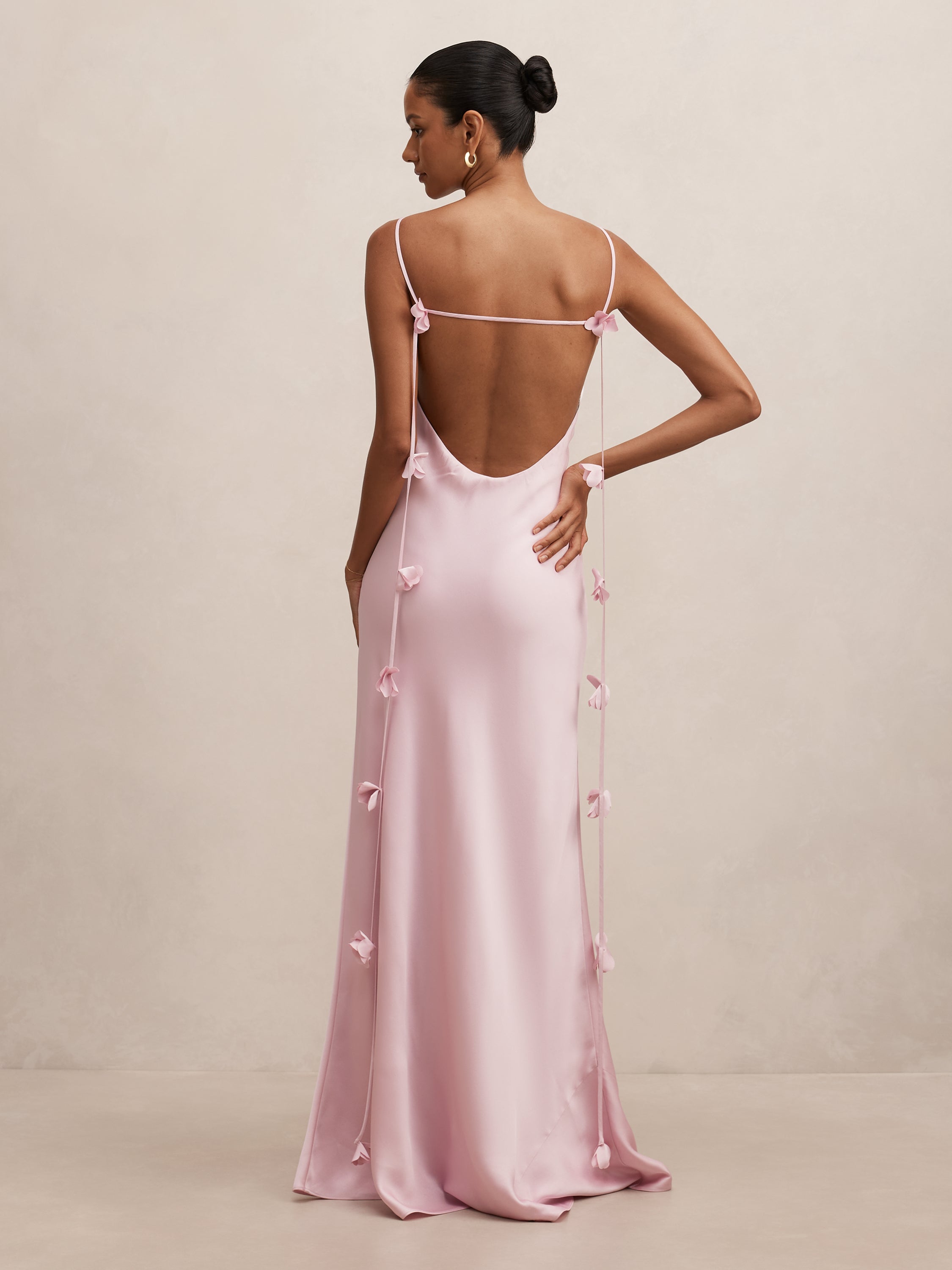 Amery Petite 3D Floral Maxi Dress