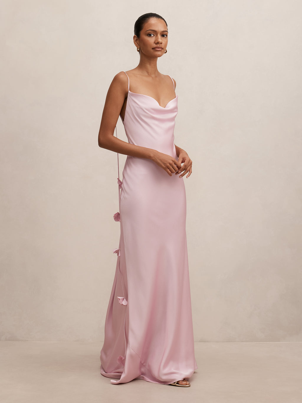 Amery Petite 3D Floral Maxi Dress
