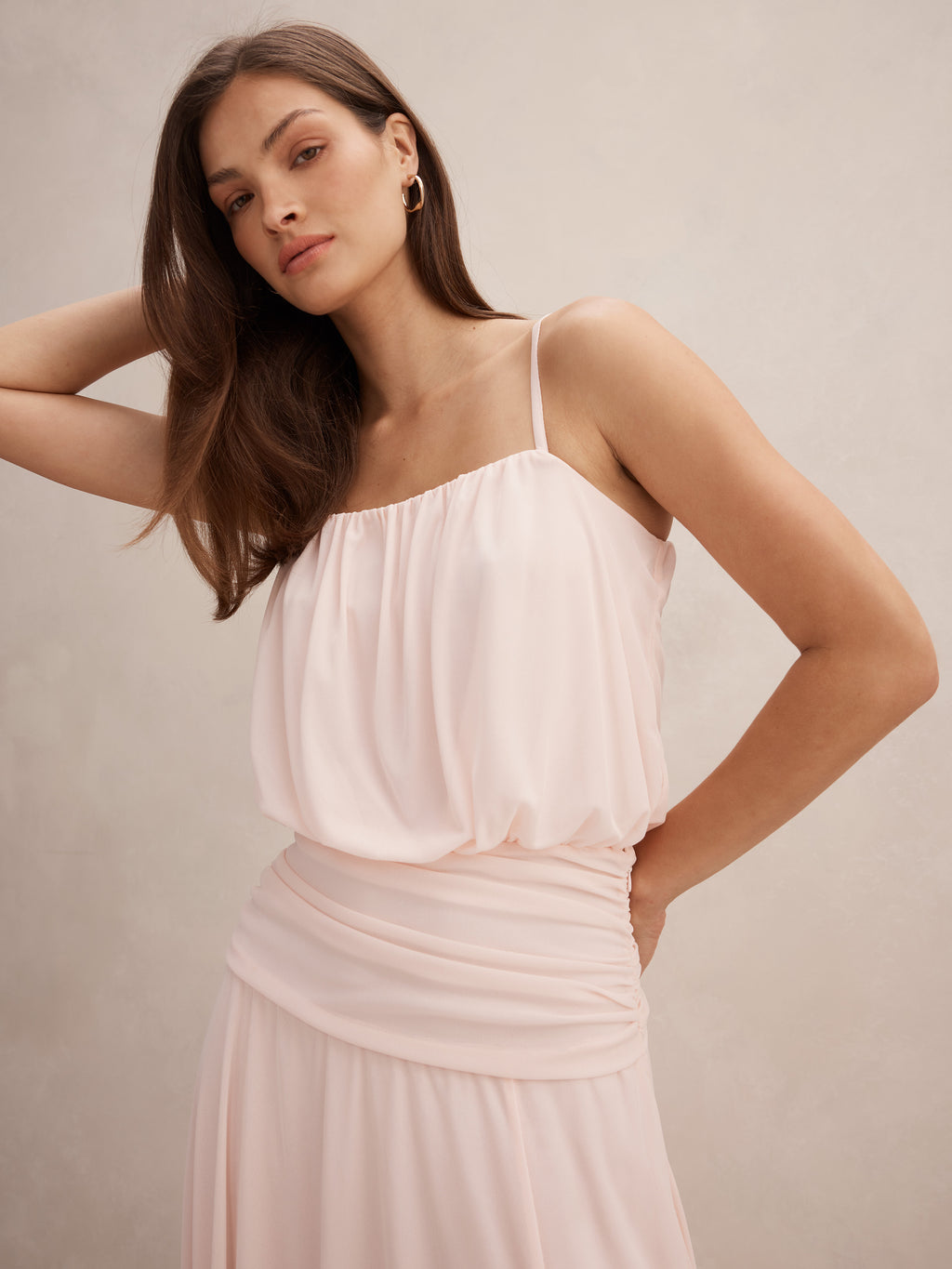 Leilani Bubble Bodice Midi Dress