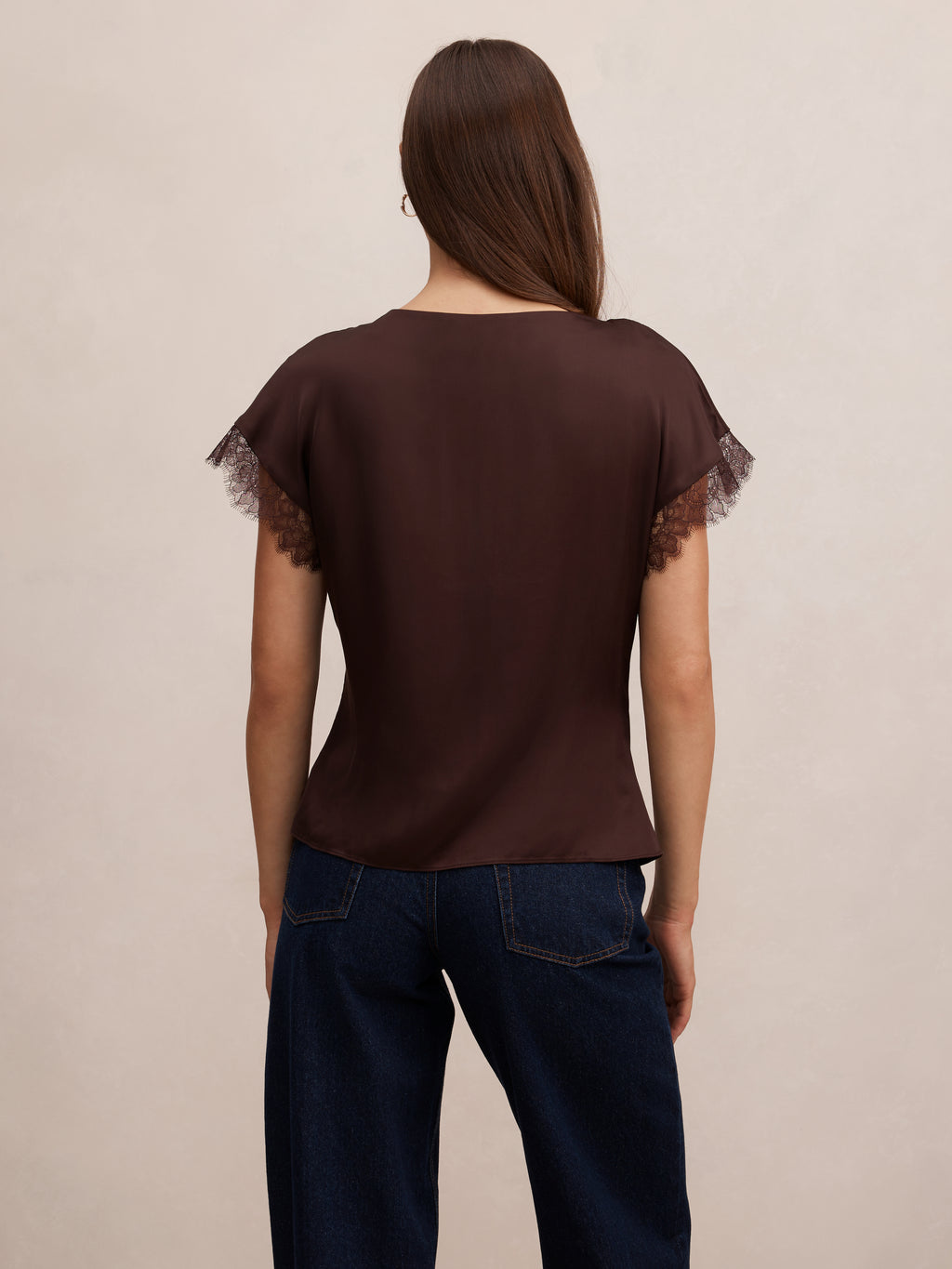 Tate Lace Trim Top