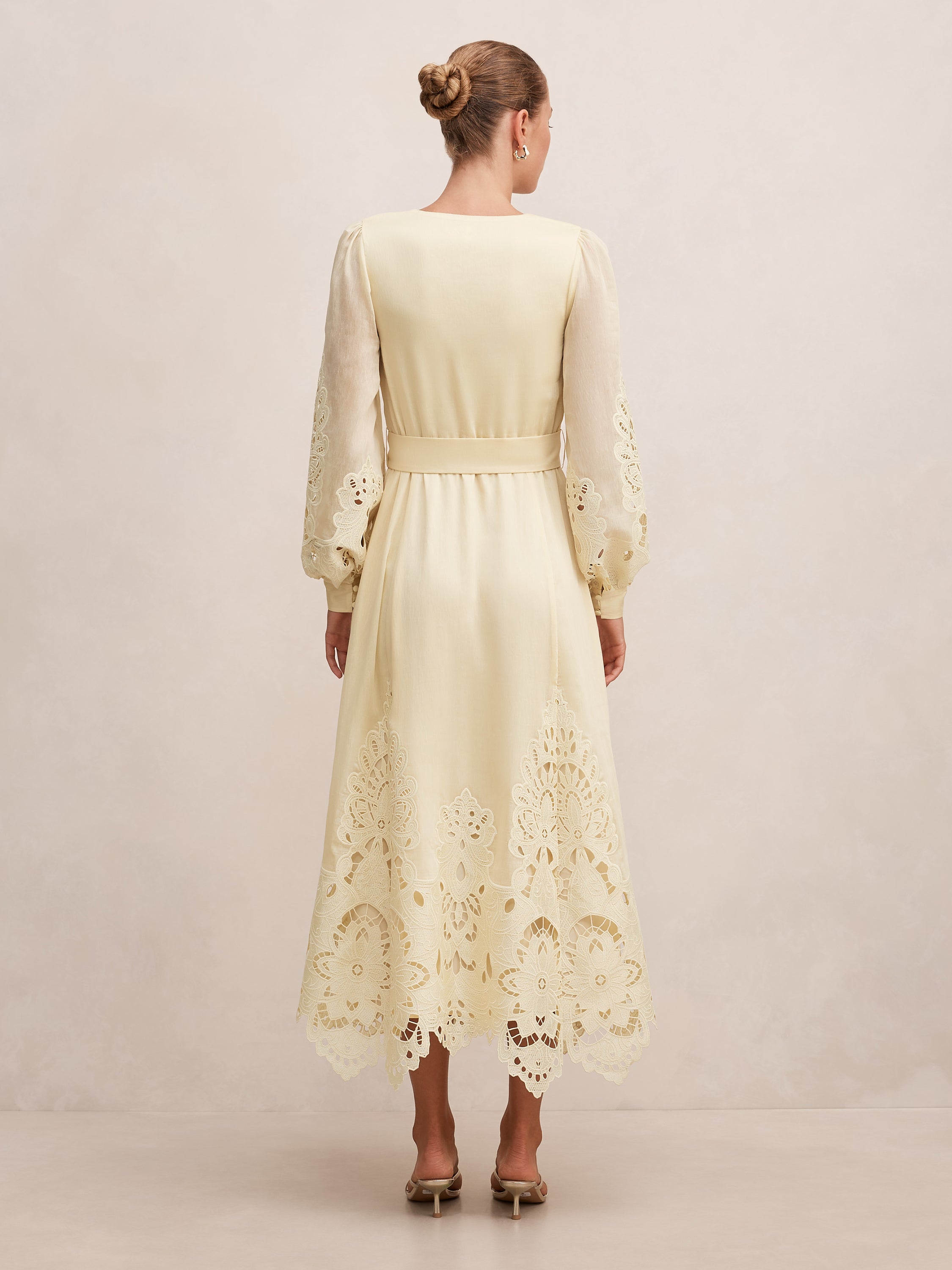 Ashlee Embroidered Long Sleeve Maxi Dress