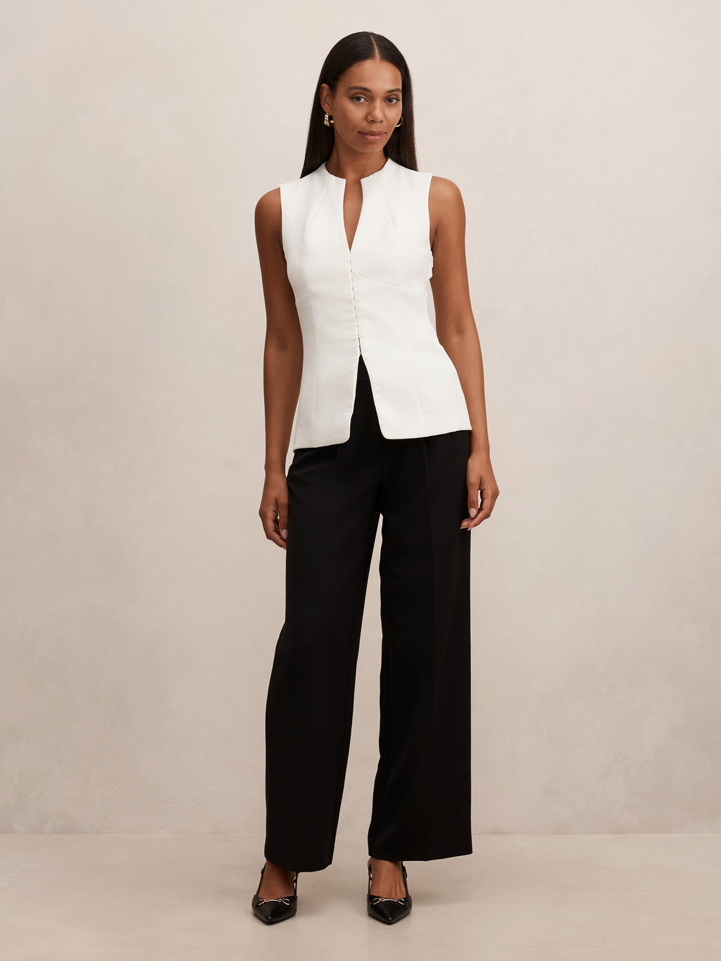 Gabi Tailored Top