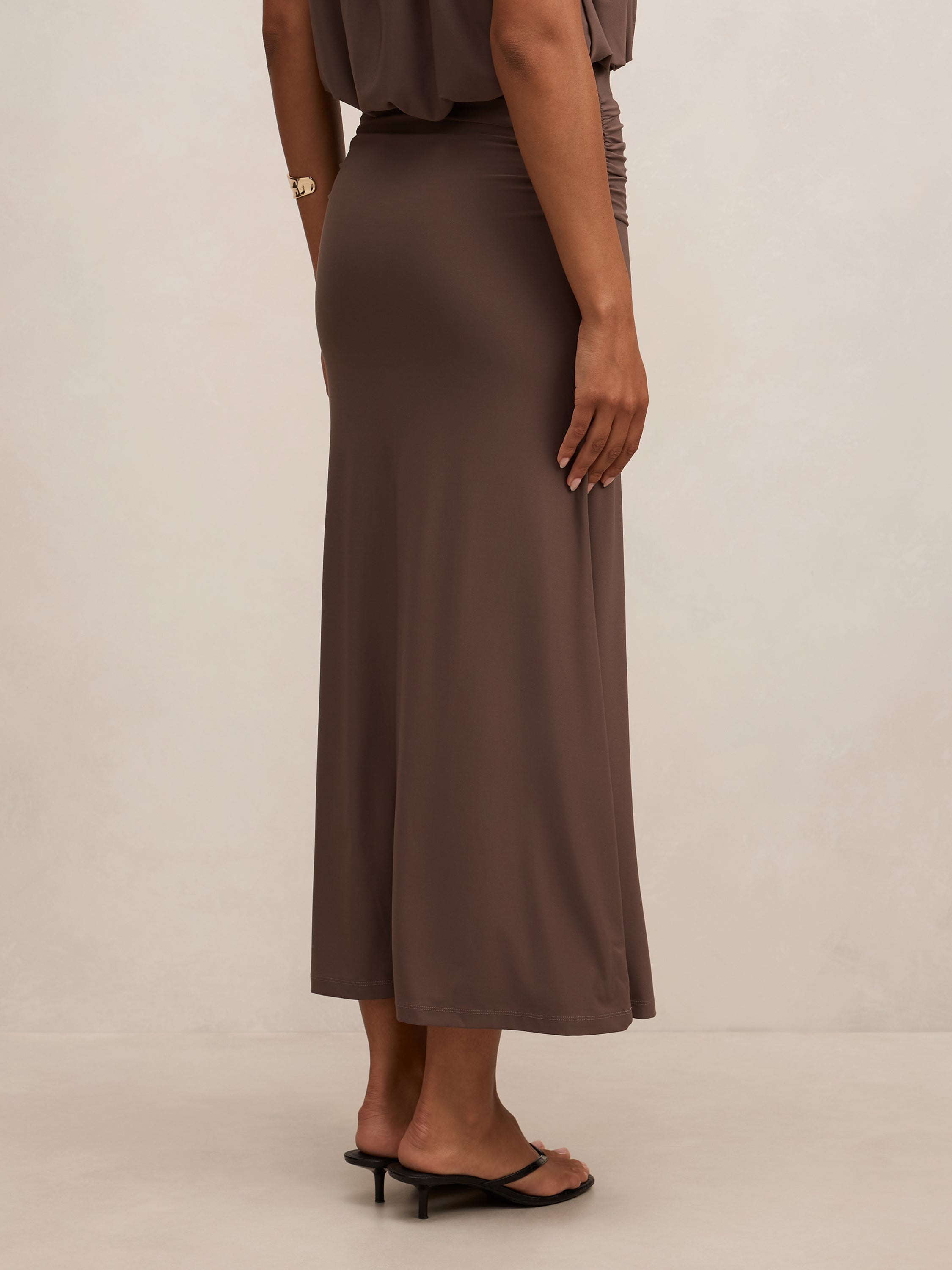 Sutton Flute Maxi Skirt