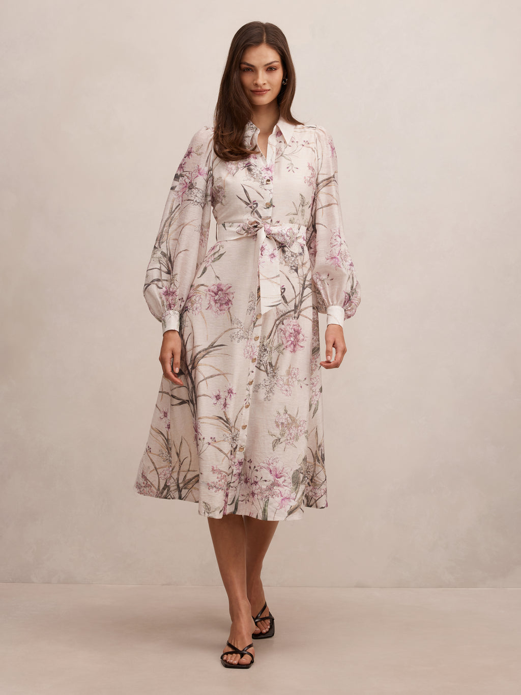 Hazel Shirt Midi Dress