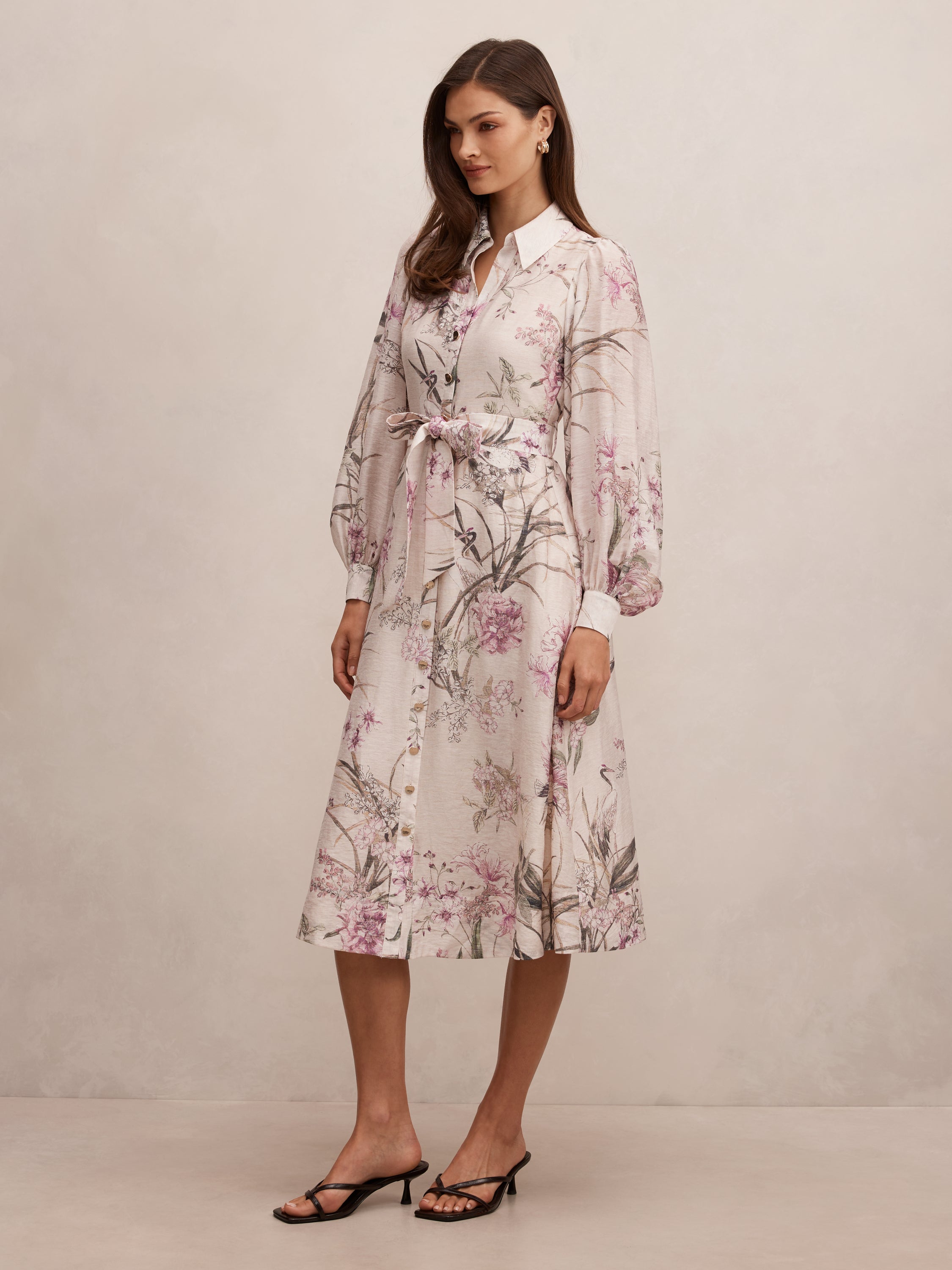 Hazel Shirt Midi Dress