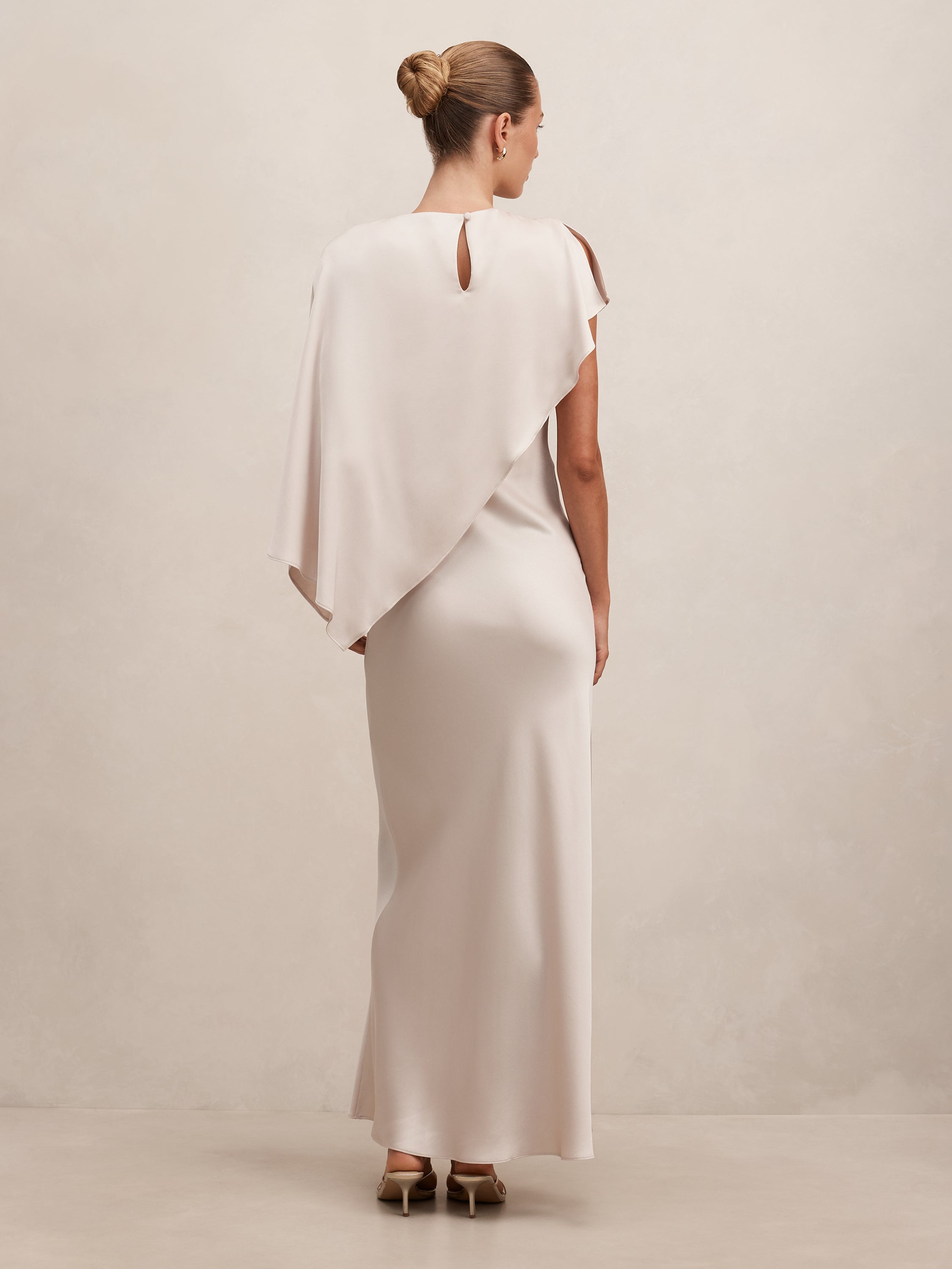 Zinnia Cape Maxi Dress