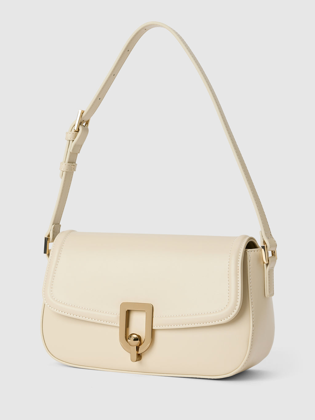 Carly Curve Lock Shoulder Bag