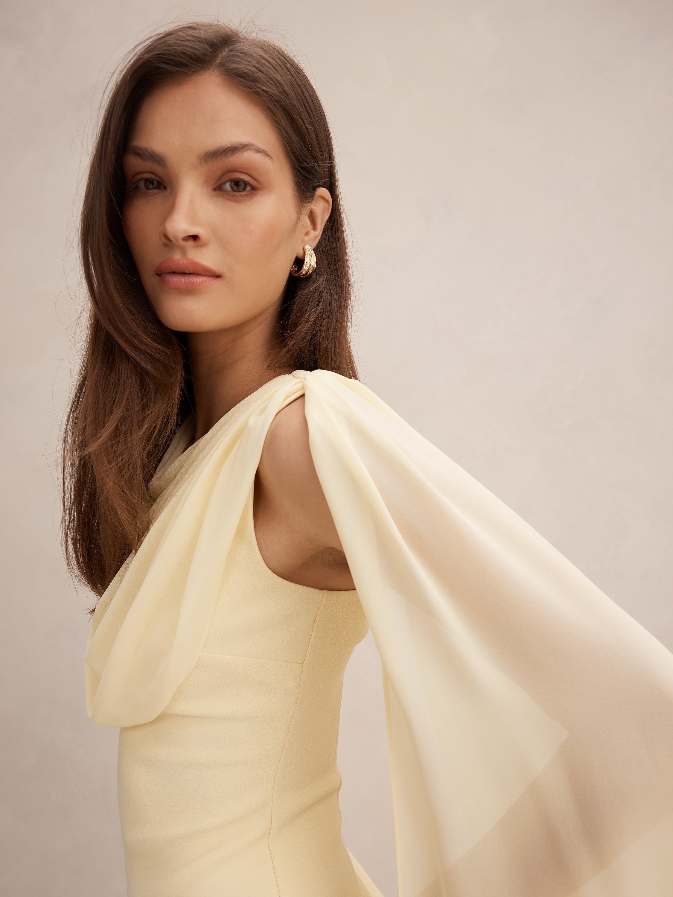 Bowie Mini Dress With Shawl