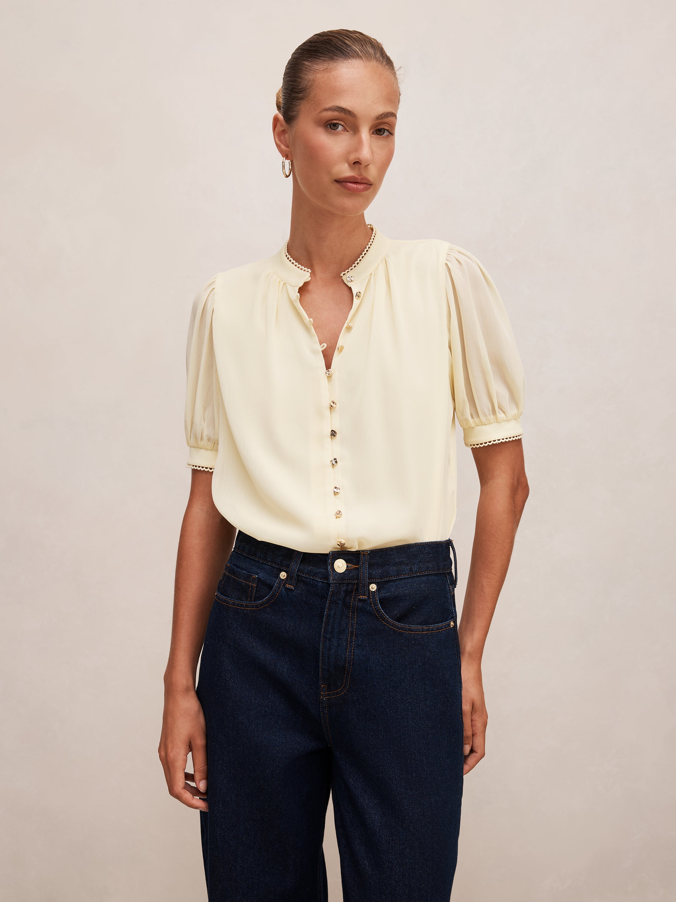 Leighton Short Sleeve Blouse