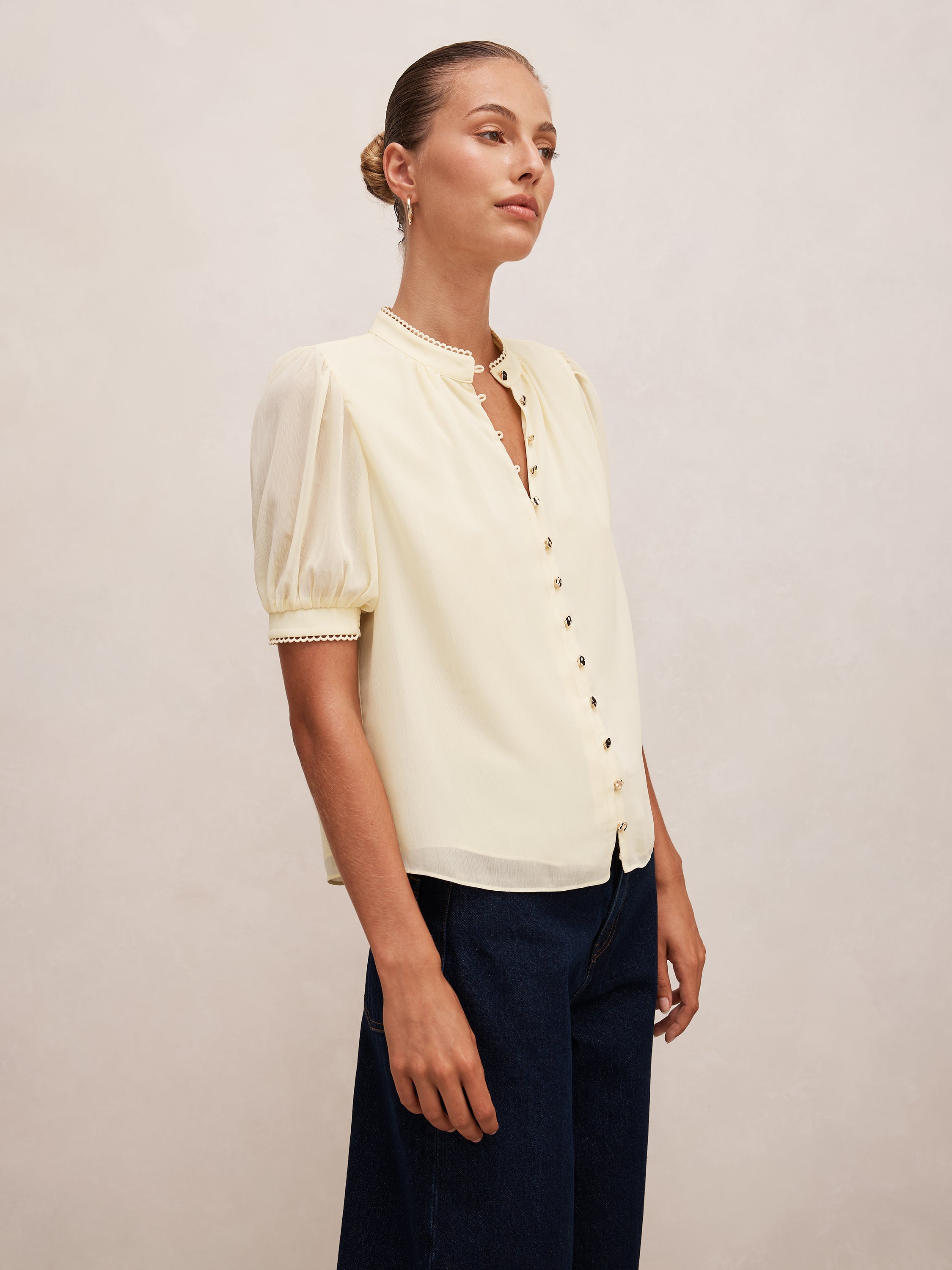 Leighton Short Sleeve Blouse