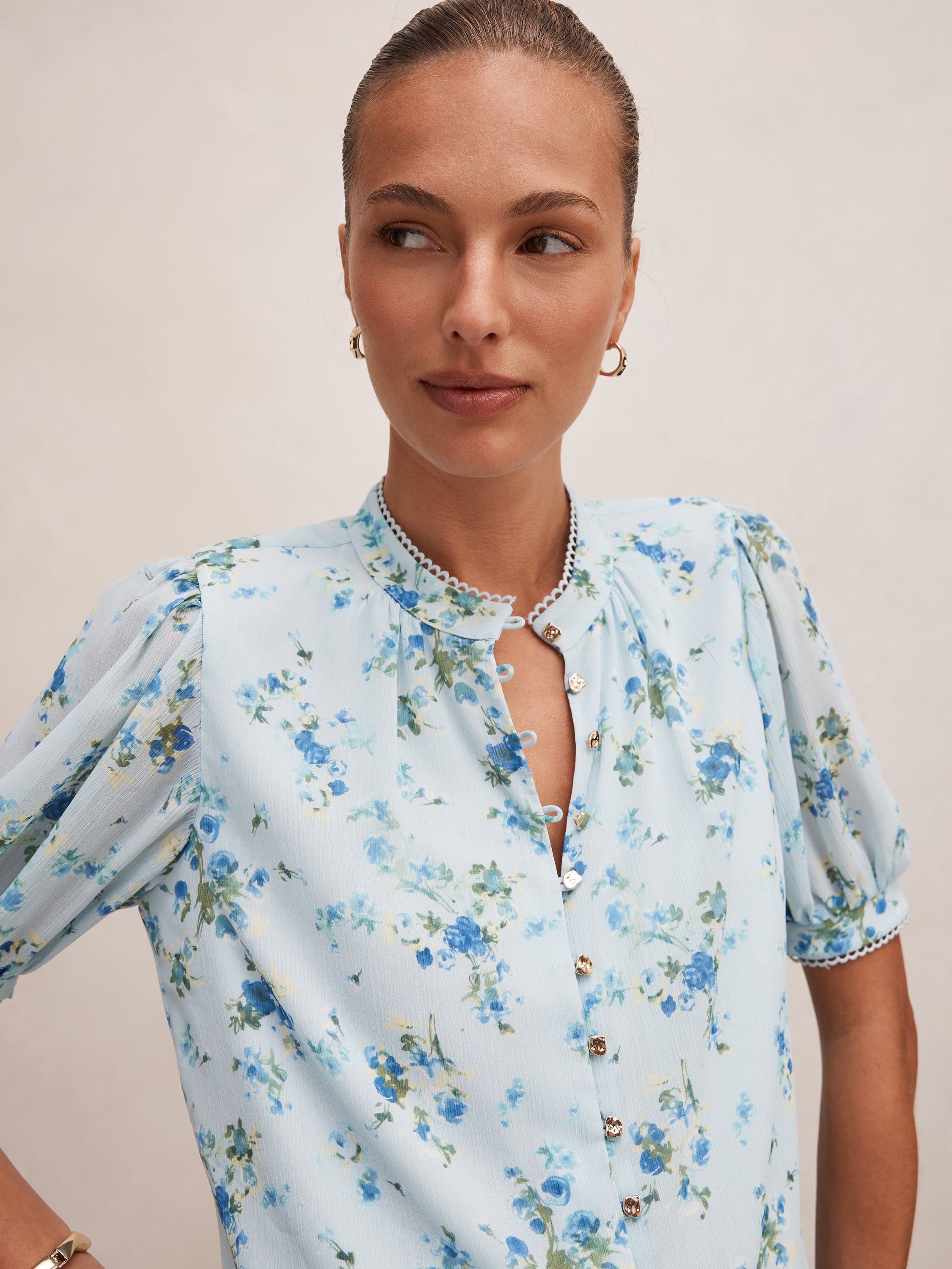 Leighton Short Sleeve Blouse