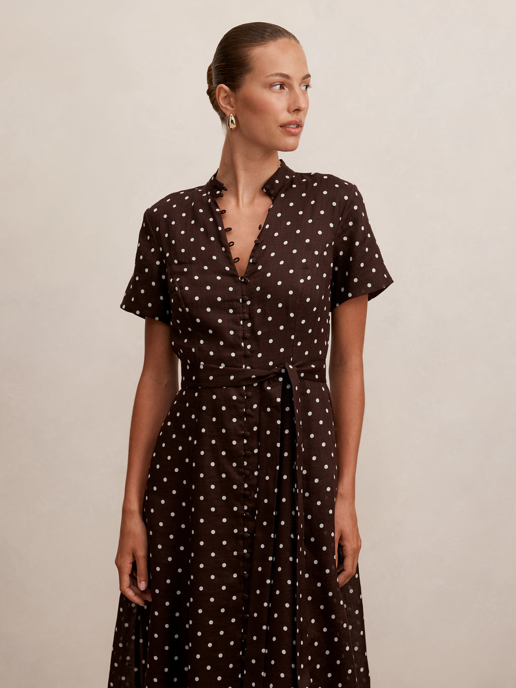 Therese Short Sleeve Midi Dress