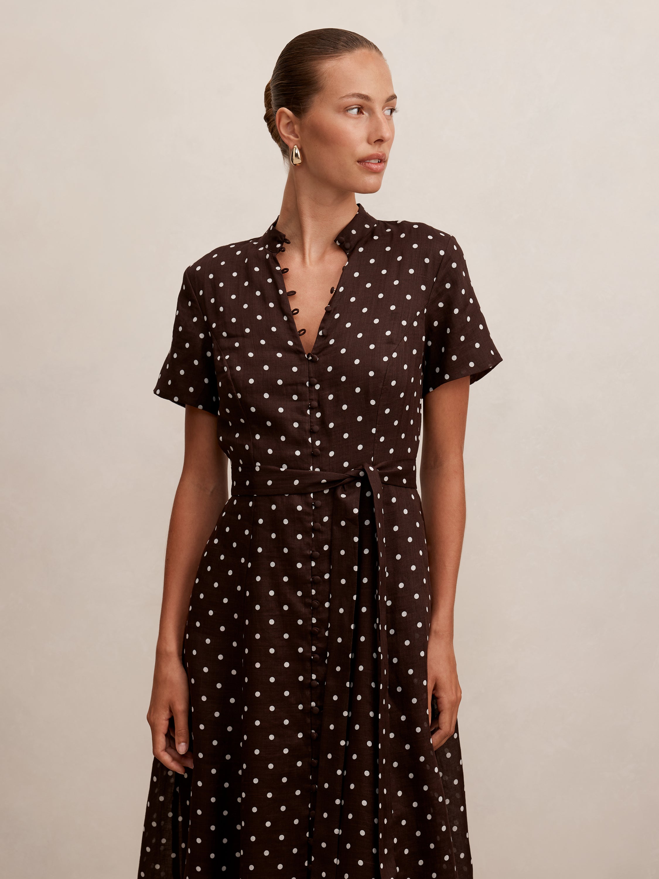 Therese Short Sleeve Midi Dress