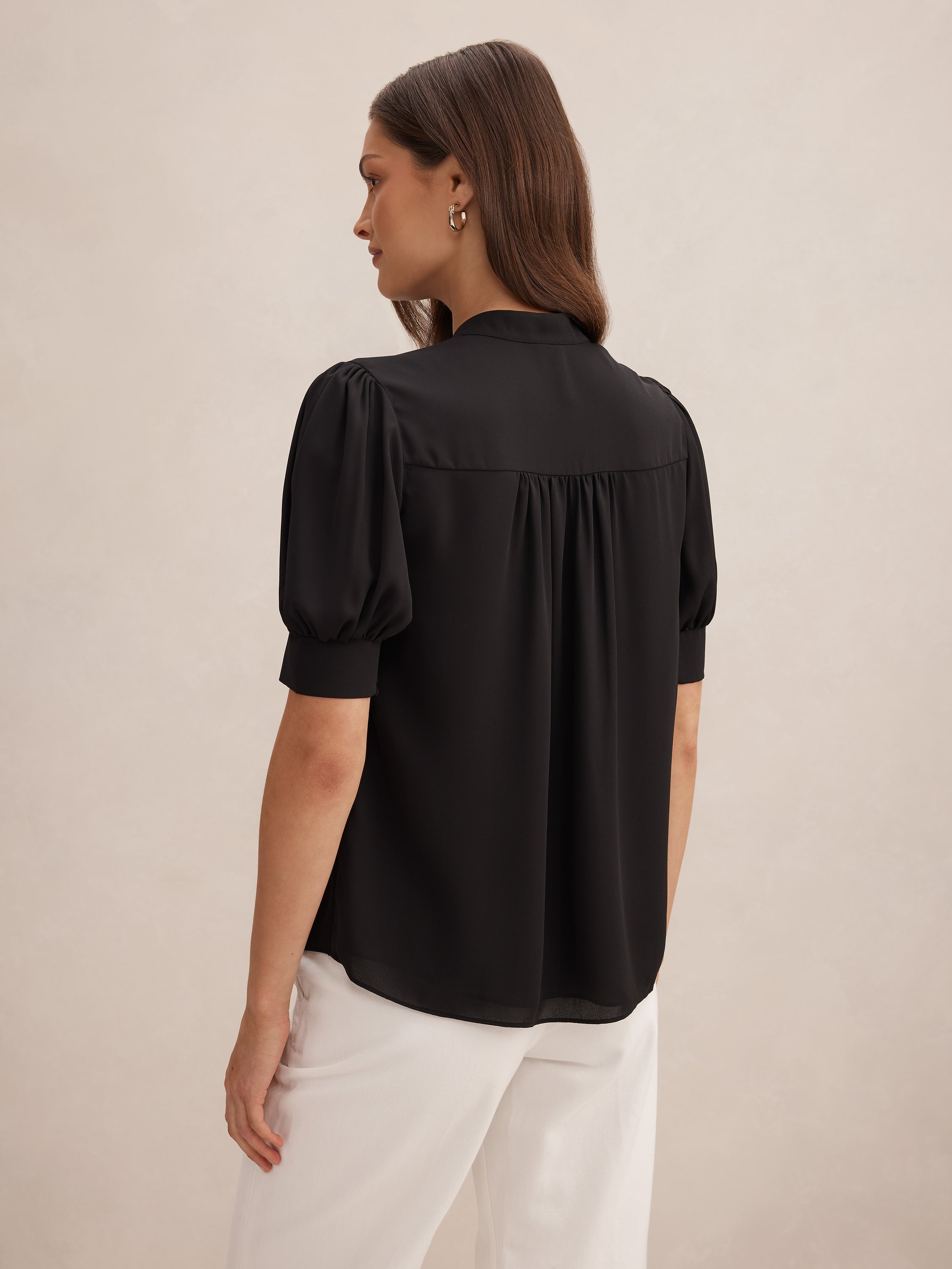 Tove Short Sleeve Lace Blouse