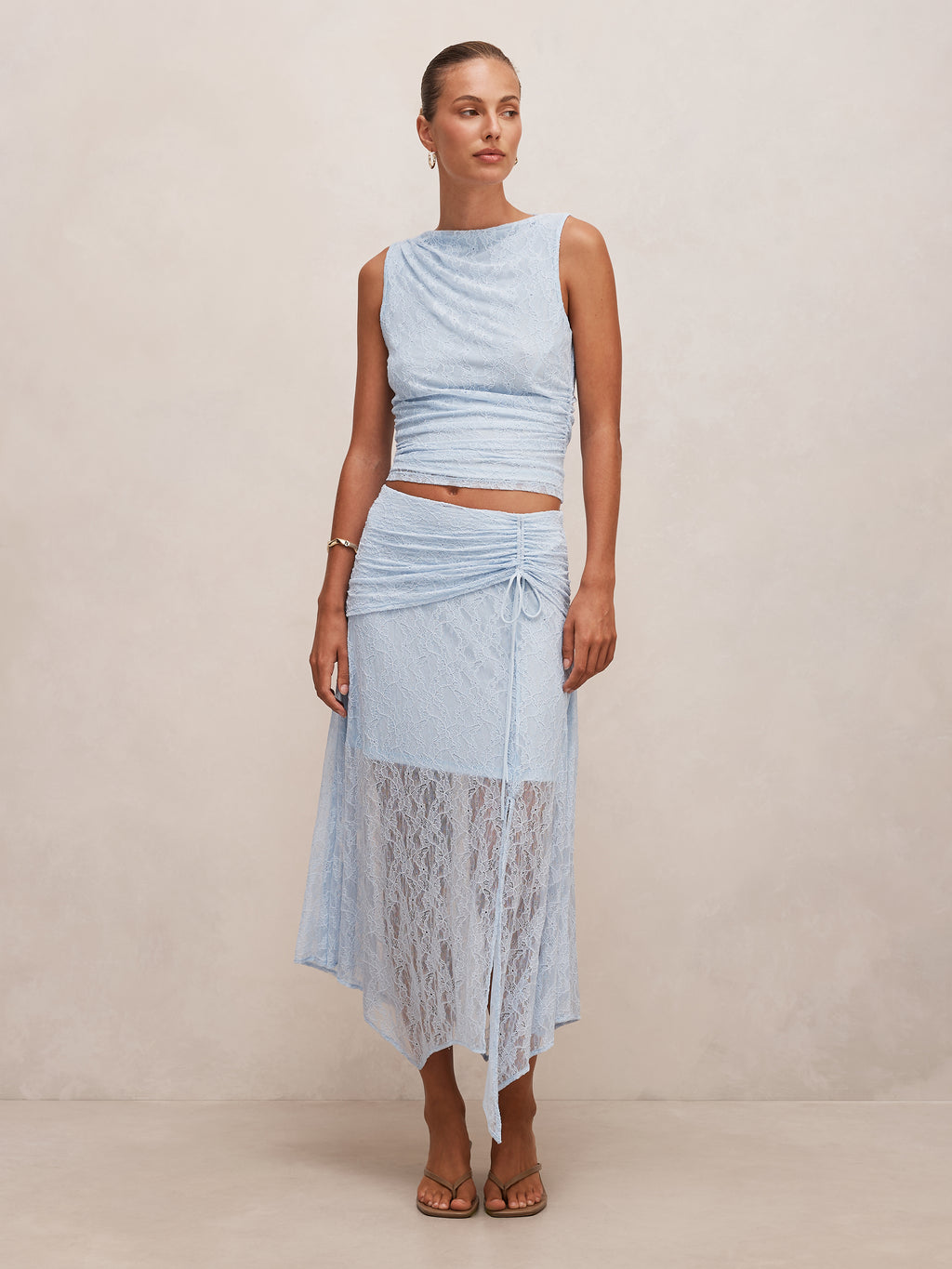 Tahlia Textured Lace Tank