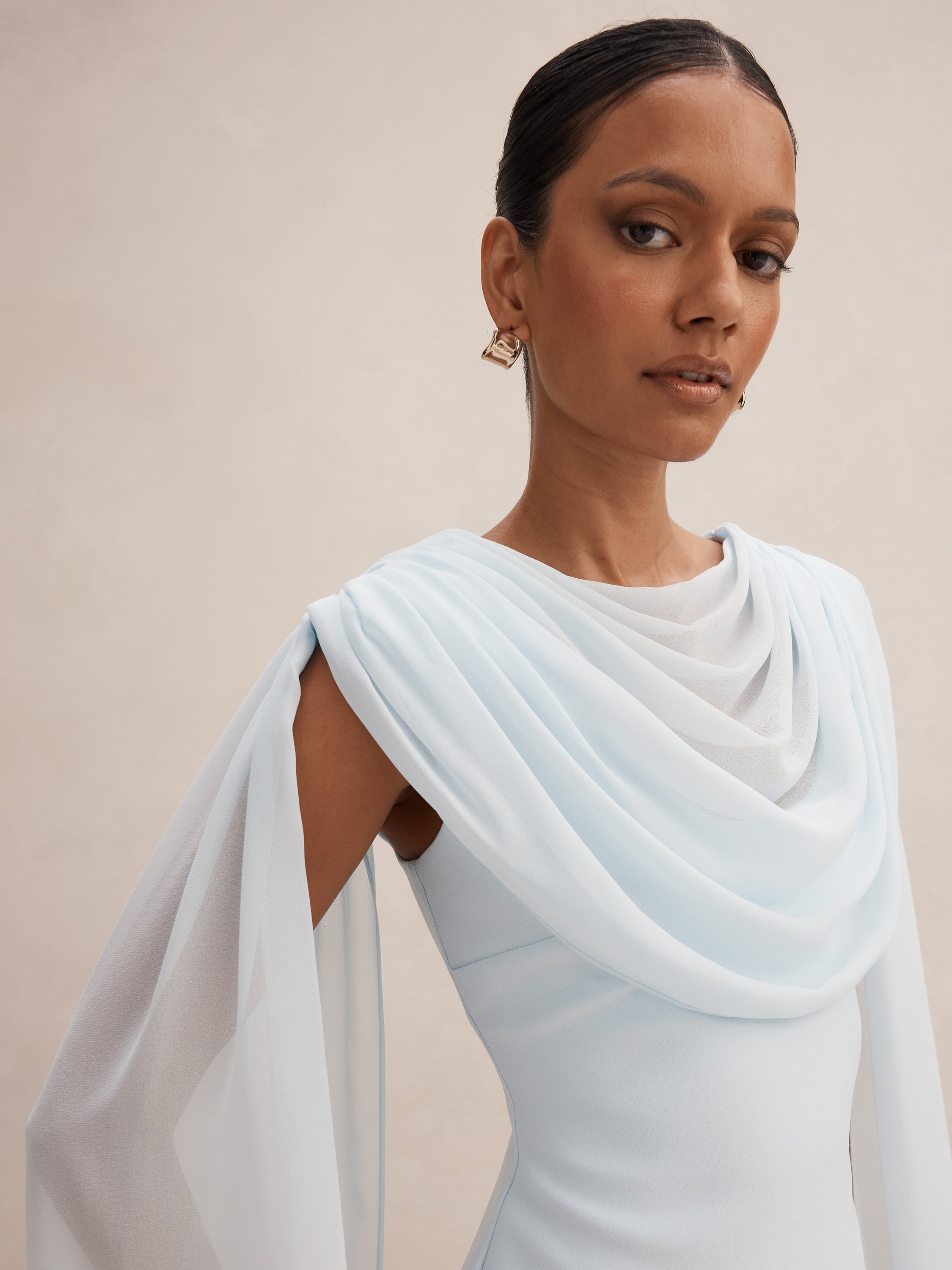 Bowie Petite With Shawl Mini Dress