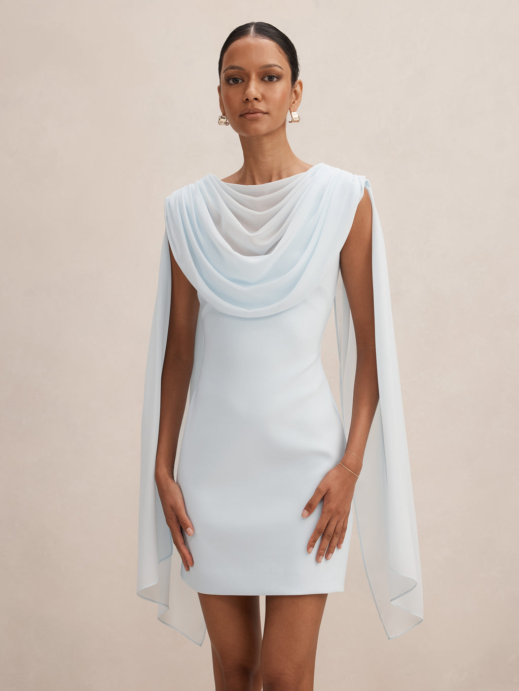 Bowie Petite With Shawl Mini Dress