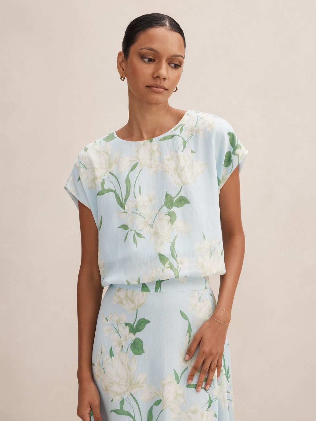 Cairo Petite Bubble Hem Top