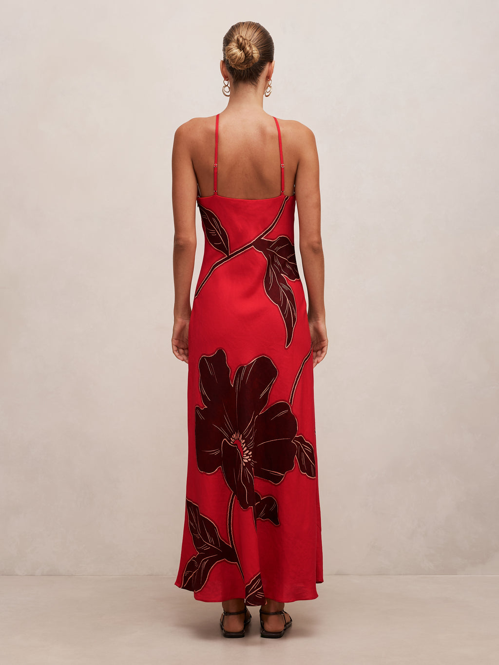 Nova Arrow Neck Maxi Dress