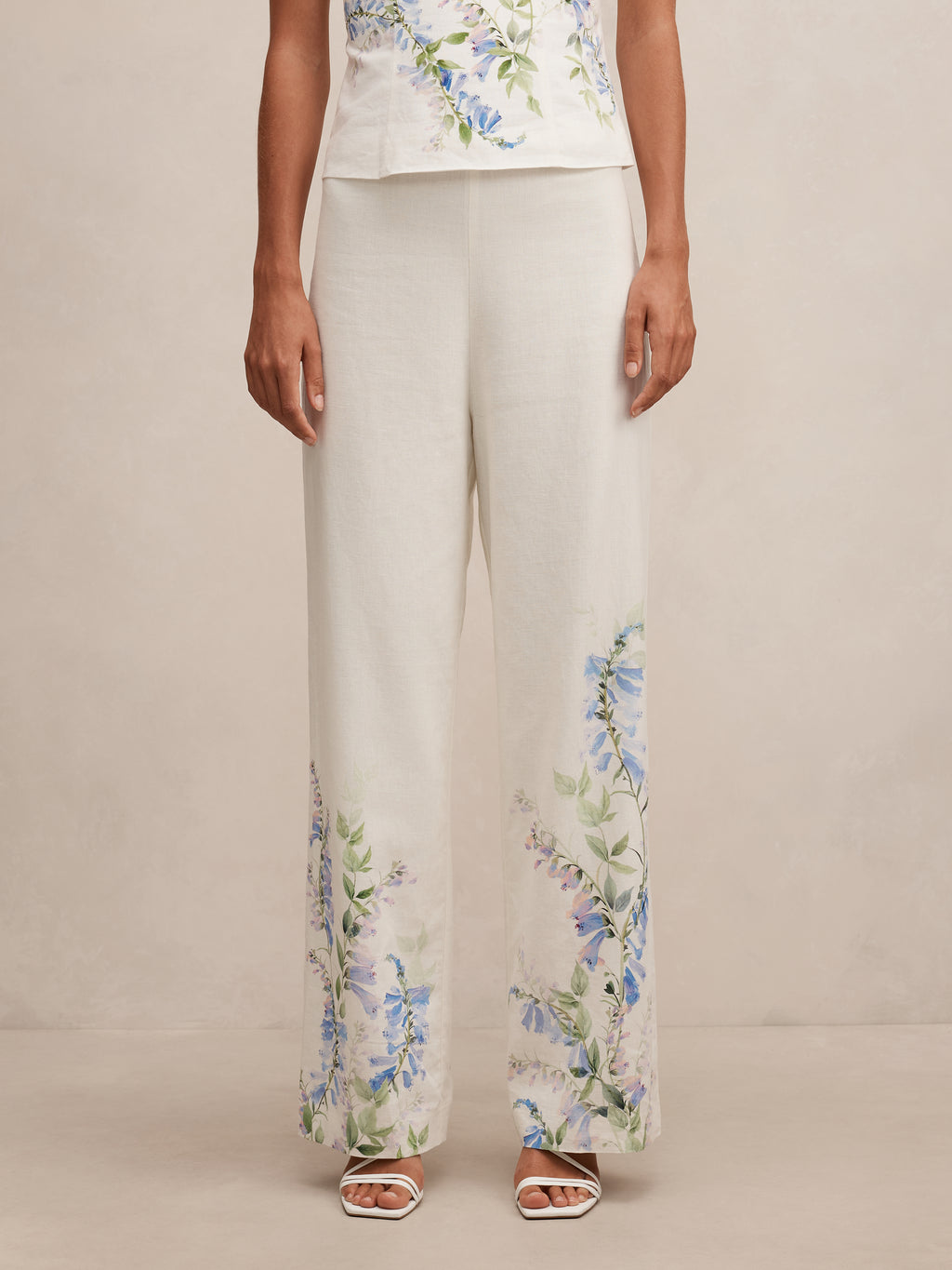 Soleil Floral Placement Print Pant