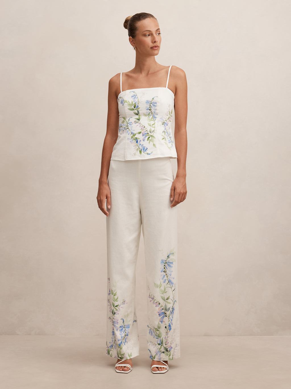 Soleil Floral Placement Print Pant