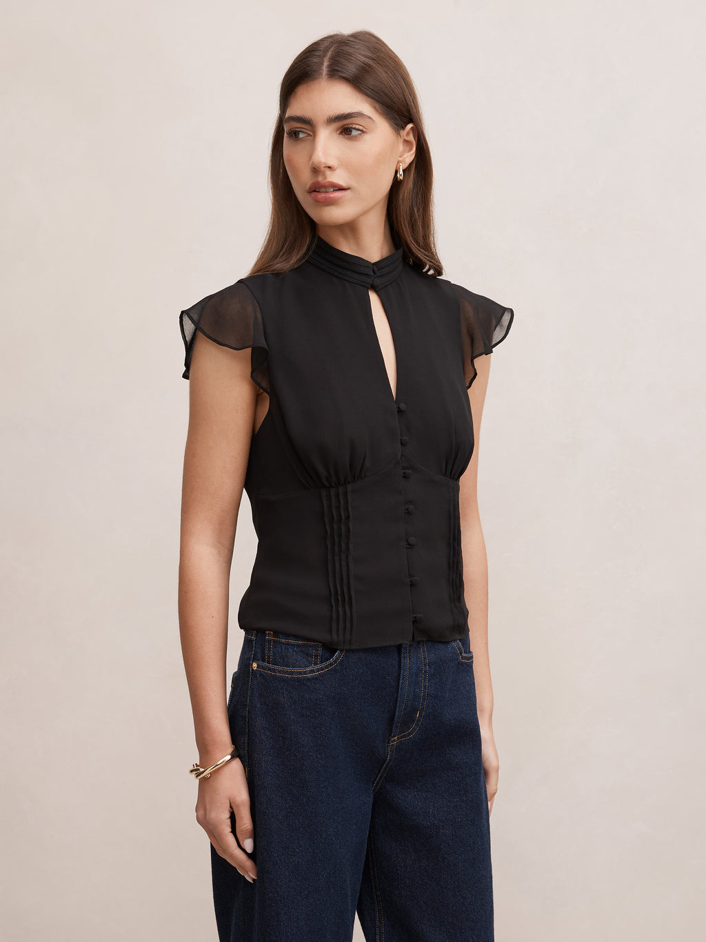 Eden Keyhole Blouse