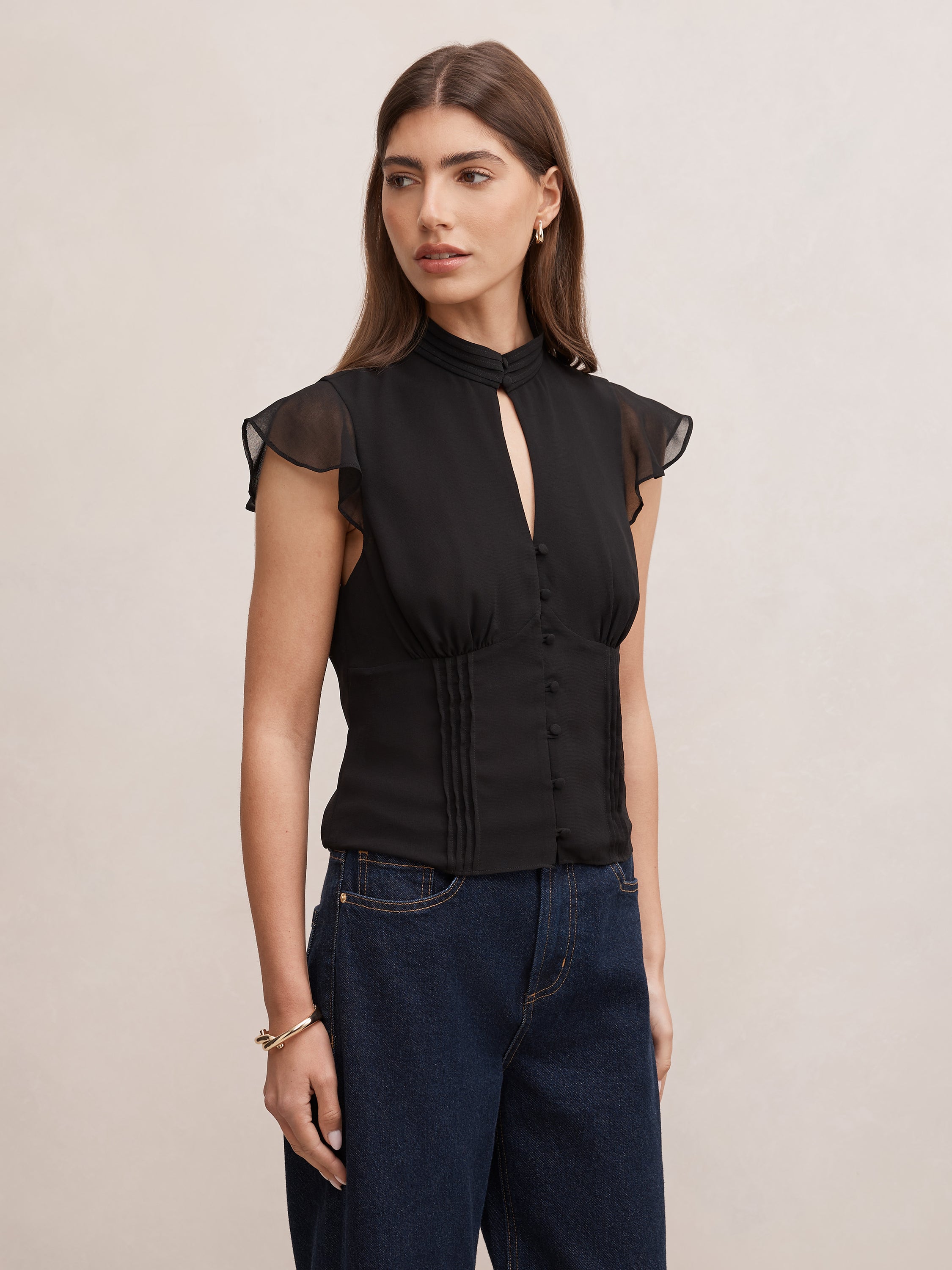 Eden Keyhole Blouse