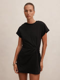 Rose T-Shirt Twist Mini Dress