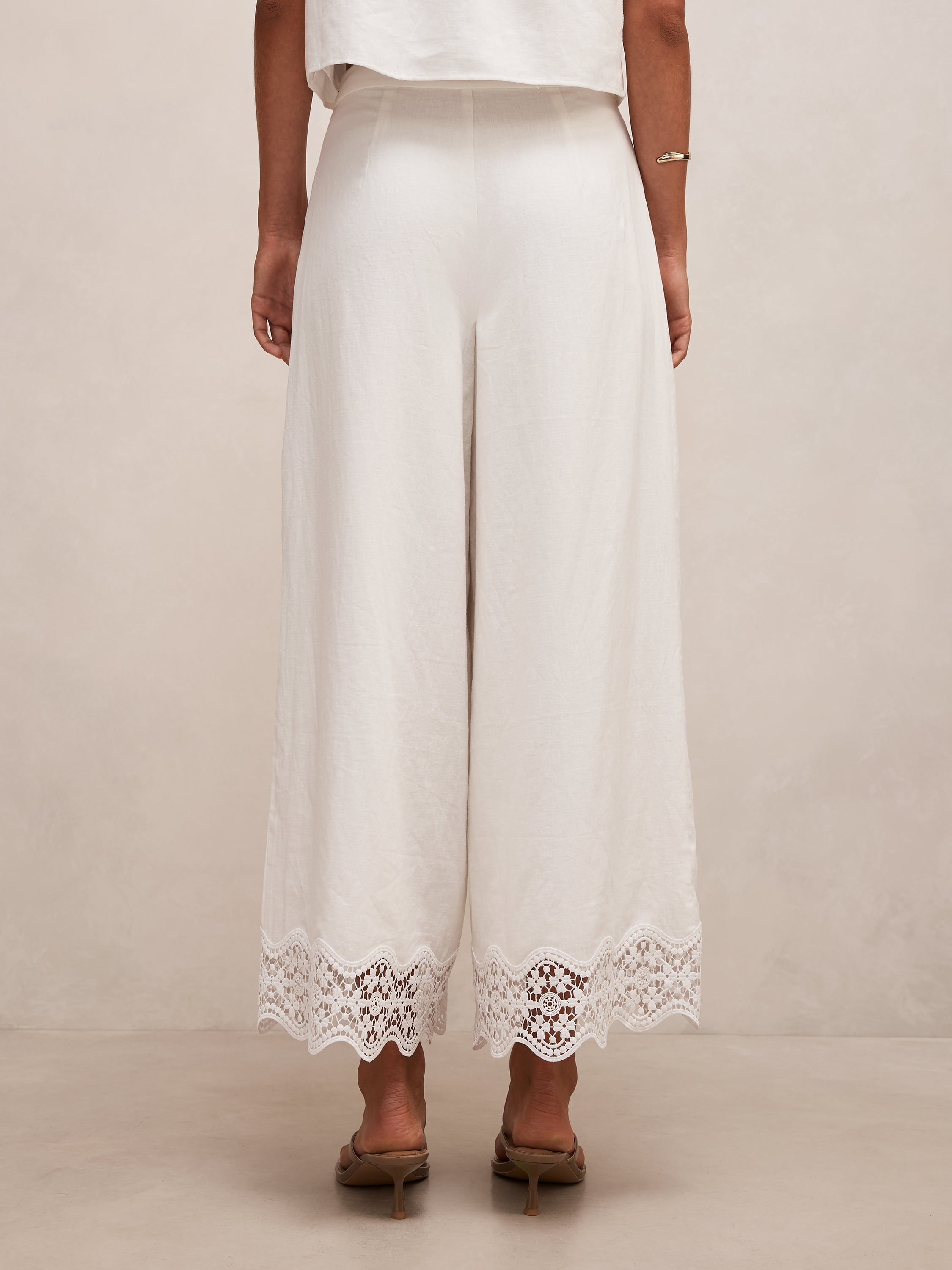 Skye Lace Trim Detail Pant