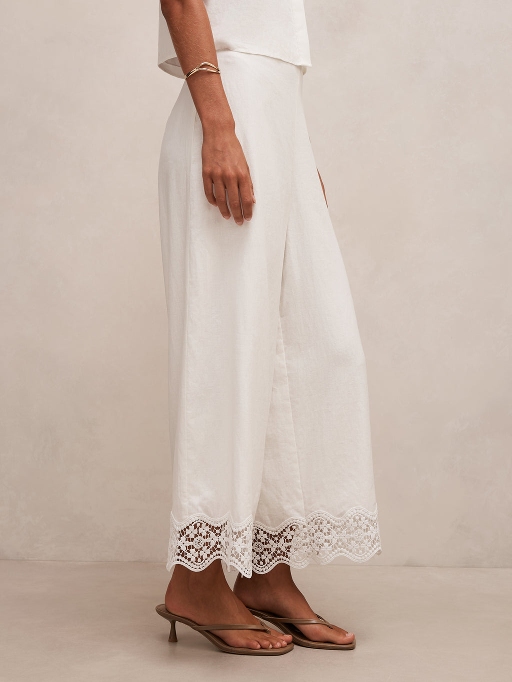 Skye Lace Trim Detail Pant