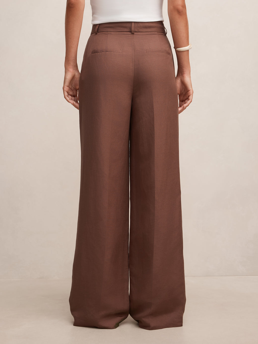 Eva Linen Wide Leg Pant