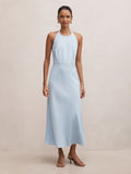 Soraya Petite Beaded Back Midi Dress